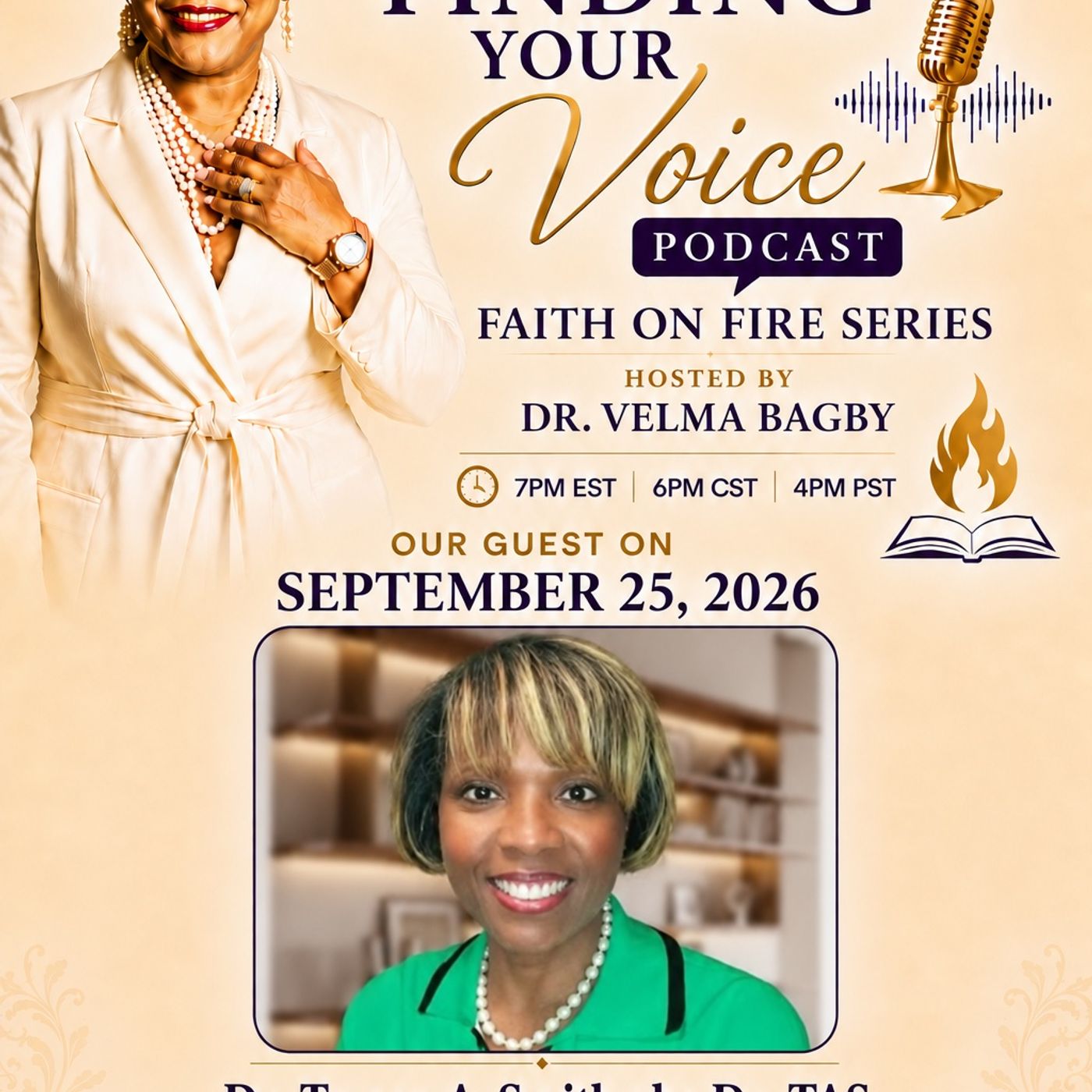 FYV _Faith On Fire Series Season 2_ with Guest Dr_ Teresa A_ Smith episode artwork