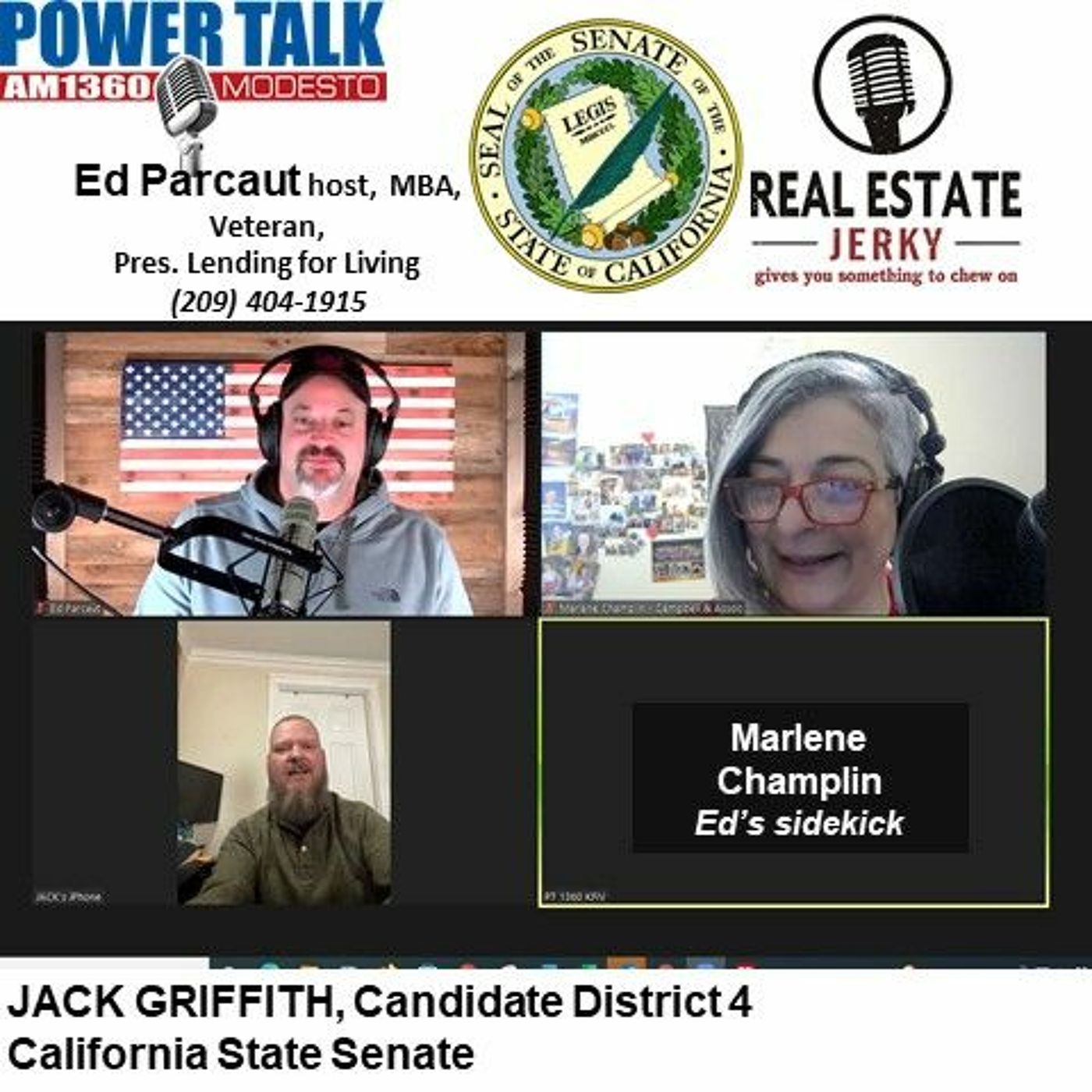 Jack Griffith - CA - State - Senate - Dist4 - Ed - Marlene - Feb 5 - 6-2022