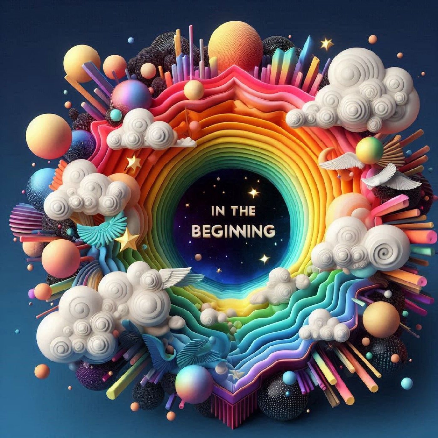 In the Beginning podcast artwork