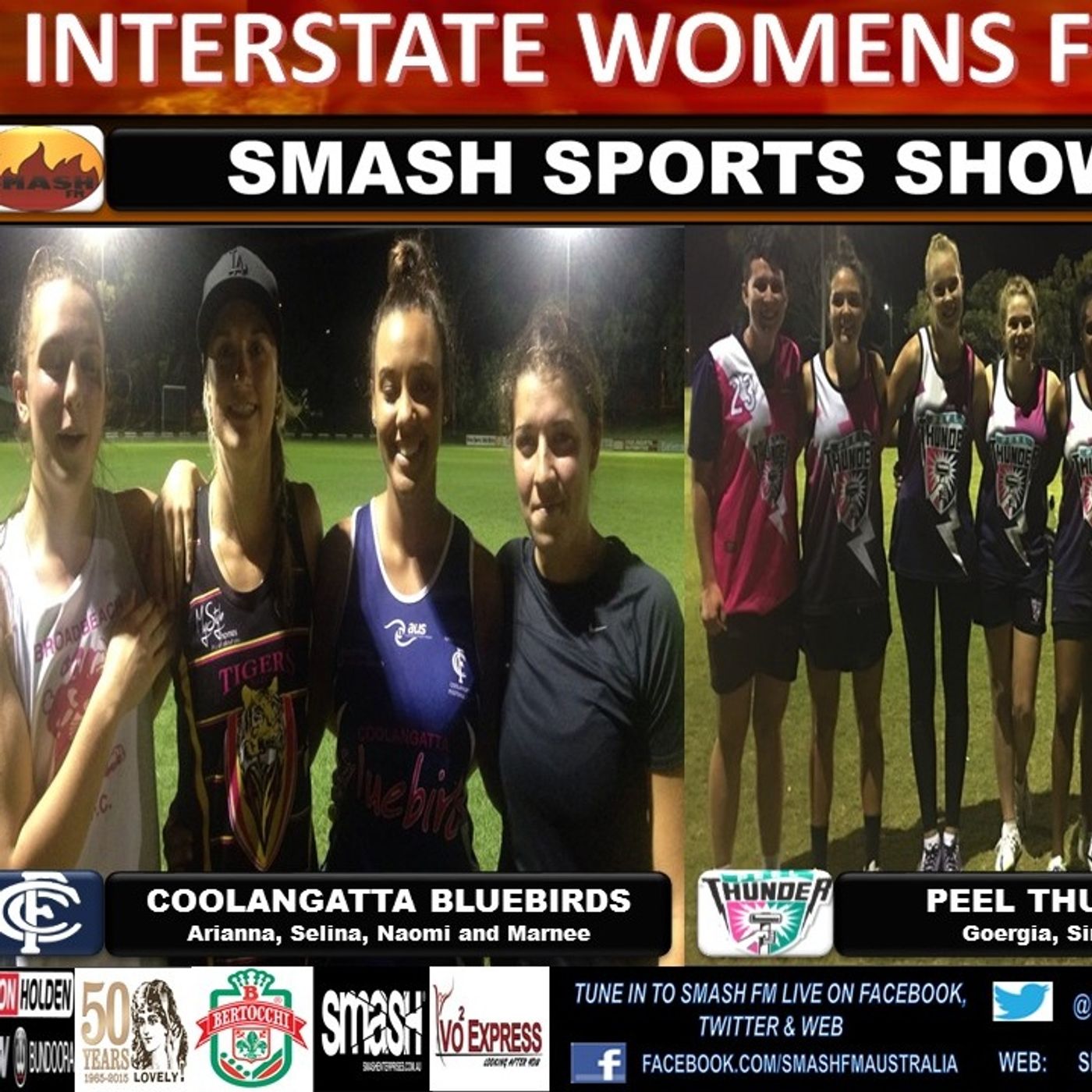 SSS: TUESDAY INTERSTATE WOMENS FOOTY 080316 episode artwork