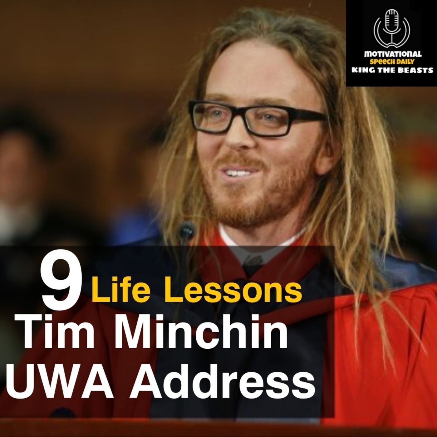 9 Life Lessons - Tim Minchin UWA Address episode artwork