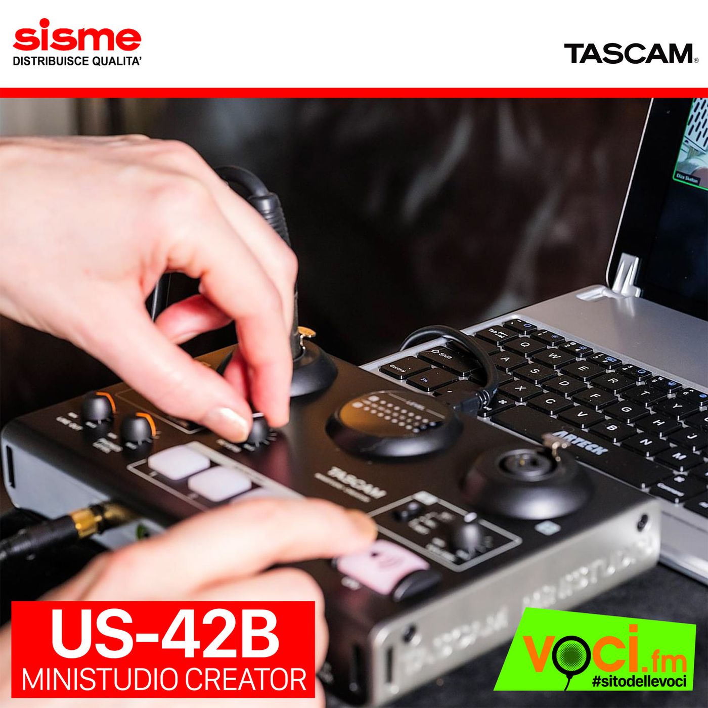 Clicca PLAY per la recensione di "TASCAM US-42B MINISTUDIO CREATOR" episode artwork