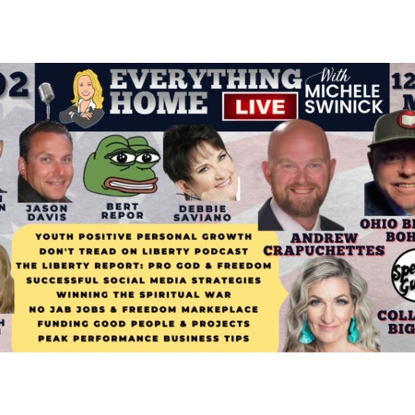 292: Stand Up For Freedom, Patriotic Businesses, Social Media, The Spiritual War episode artwork