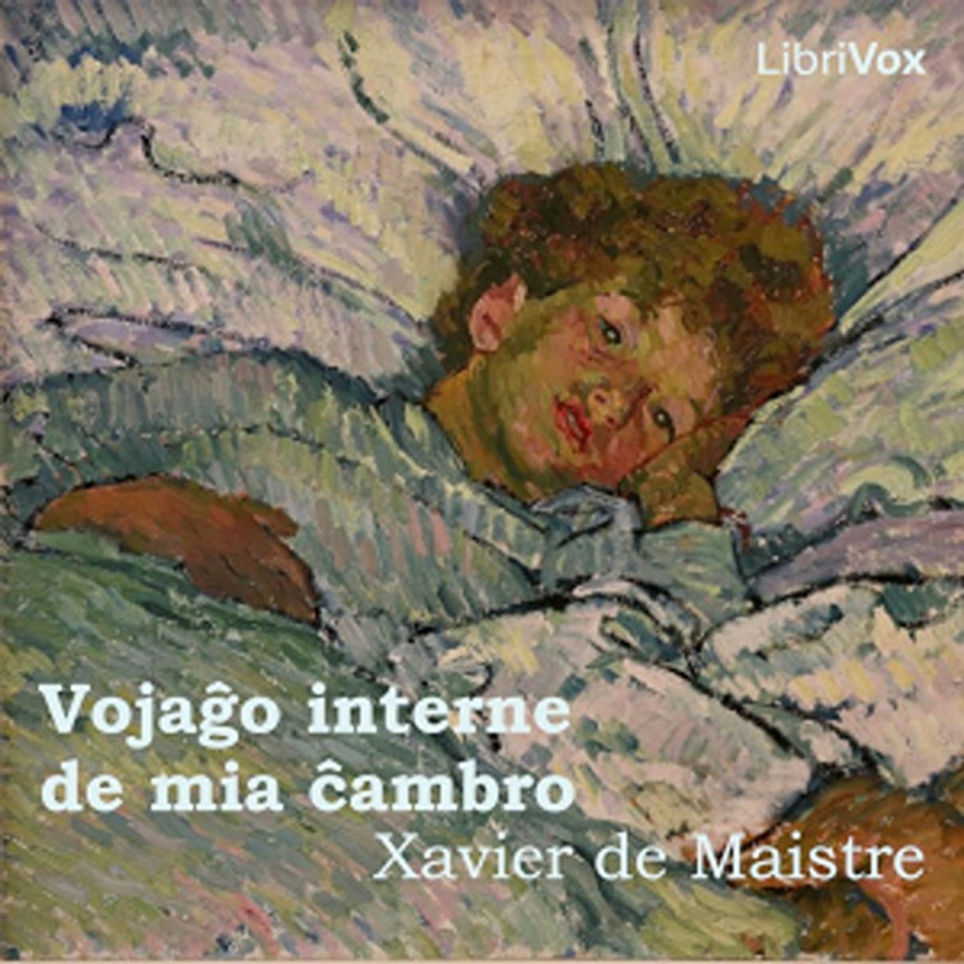 Vojaĝo interne de mia ĉambro de Xavier de Maistre. cover art