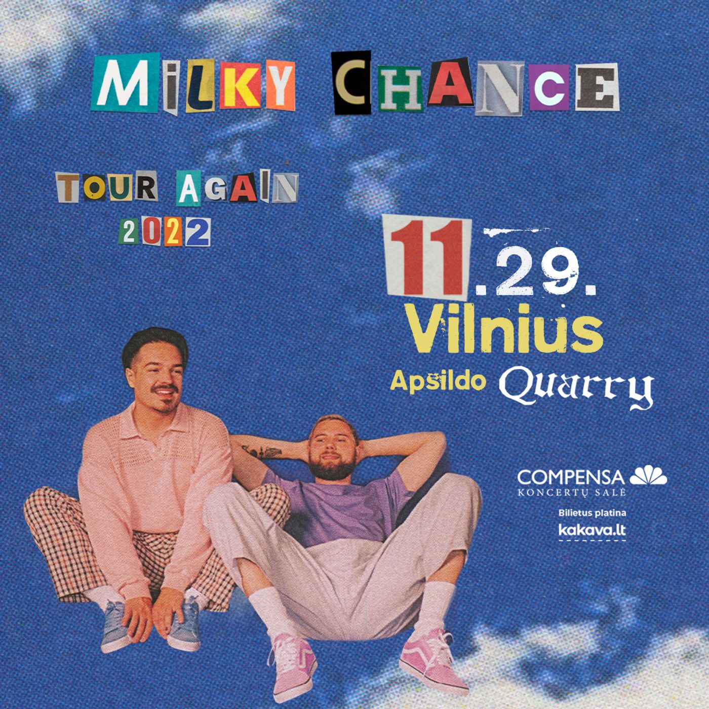 ŠOU PO DEVINTOS: RC studijoje „Milky Chance“