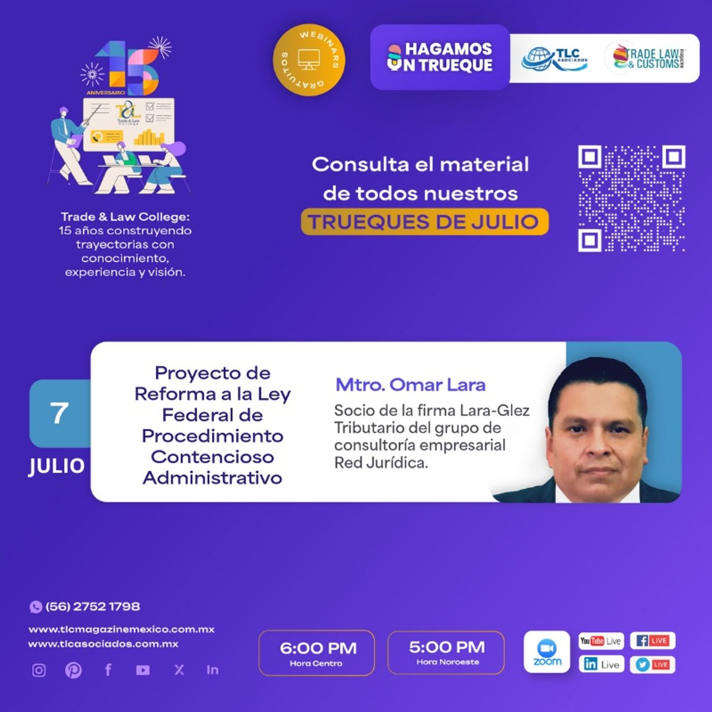 605 Proyecto de Reforma a la Ley Federal de Procedimiento Contencioso Administrativo