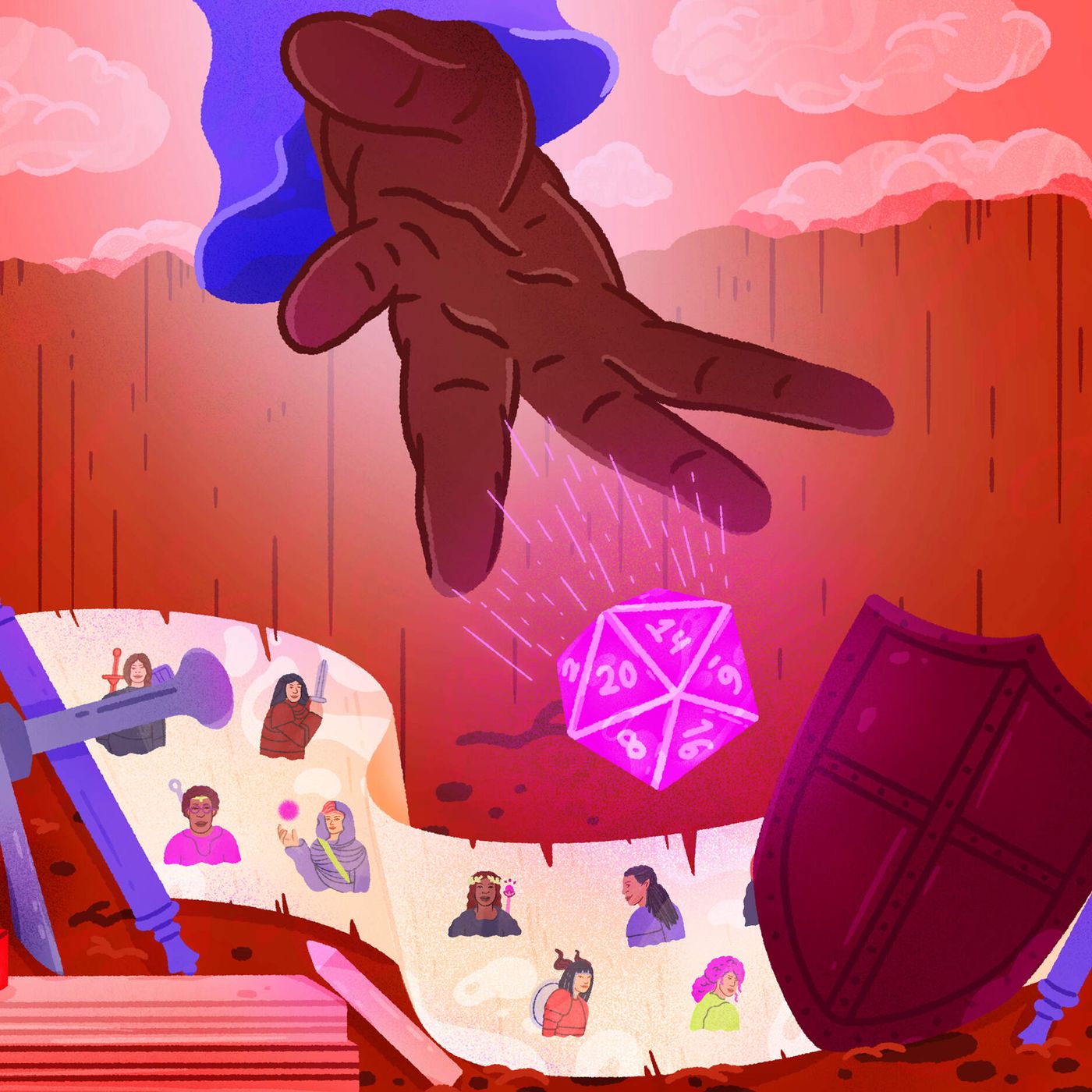 Rolling the dice on race in Dungeons & Dragons episode artwork
