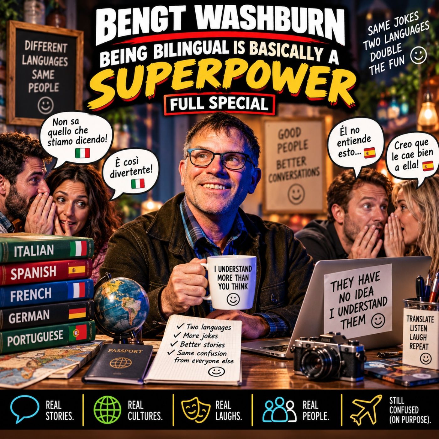 Bengt Washburn – Being Bilingual Is Basically A Superpower Full Special (Stand-up Comedy)