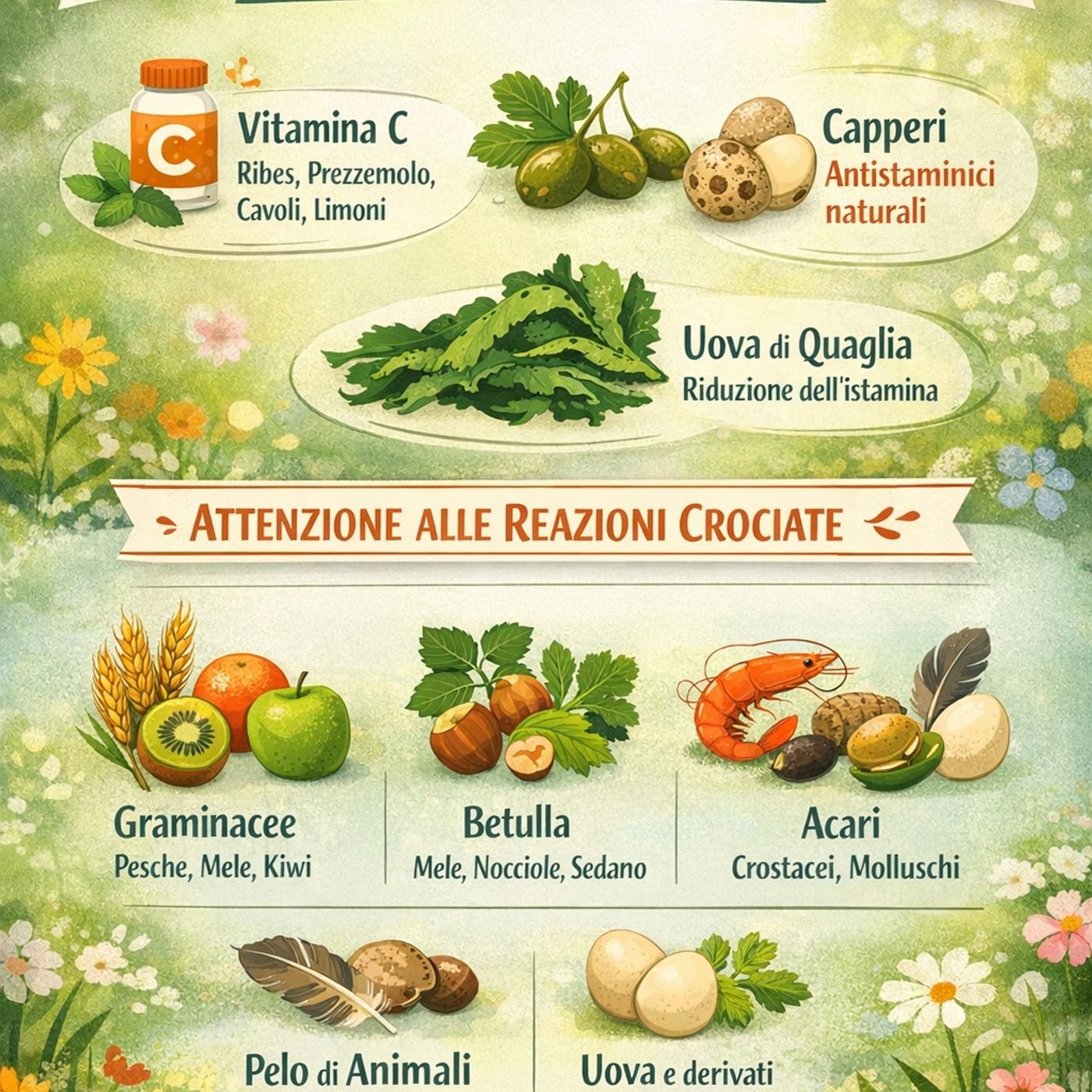 Allergie primaverili: i cibi che aiutano davvero (e le reazioni crociate da conoscere) episode artwork