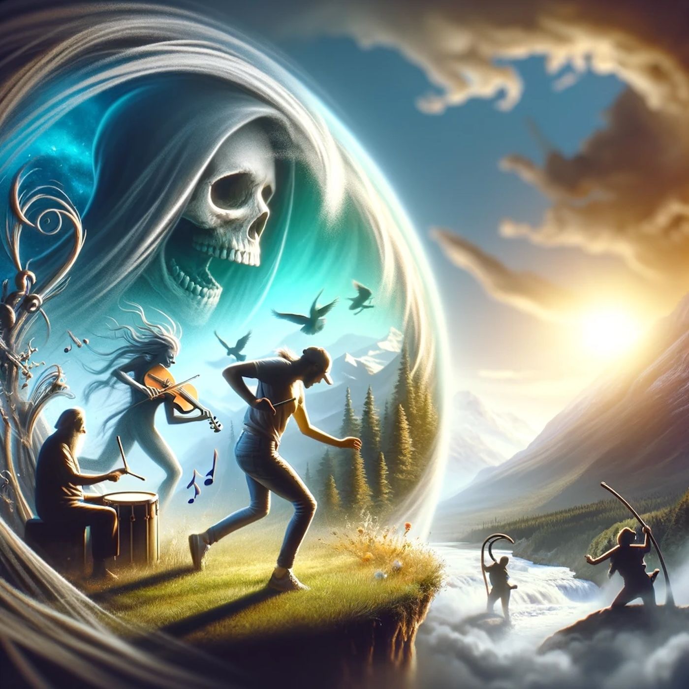 "When death finds you, may it find you alive." episode artwork