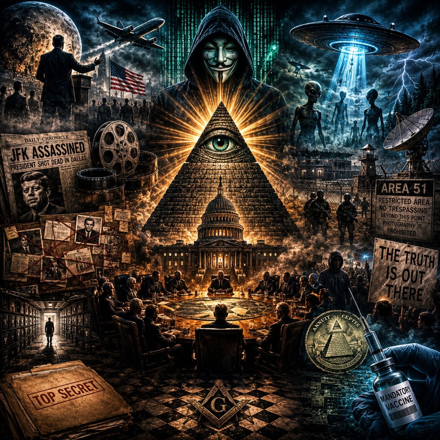 Voces del Misterio ESPECIAL: Grandes Conspiraciones y los secretos que cambiaron el mundo, con Santi Camacho episode artwork