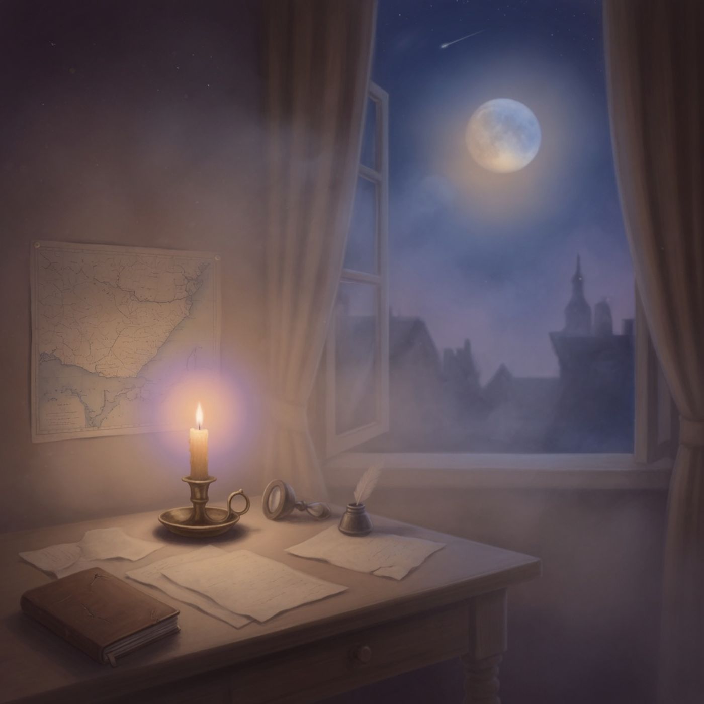 Understanding History for Sleep: Alexandria Library Scrolls Calm
