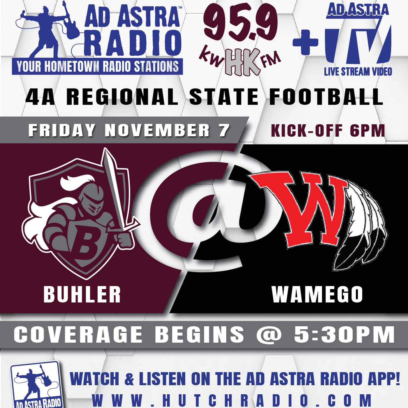Buhler Crusaders at Wamego Red Raiders Football (November 7, 2025) episode artwork