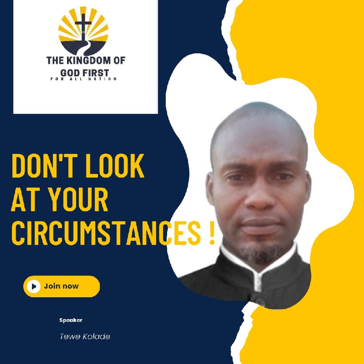 DON'T LOOK AT YOUR CIRCUMSTANCES!