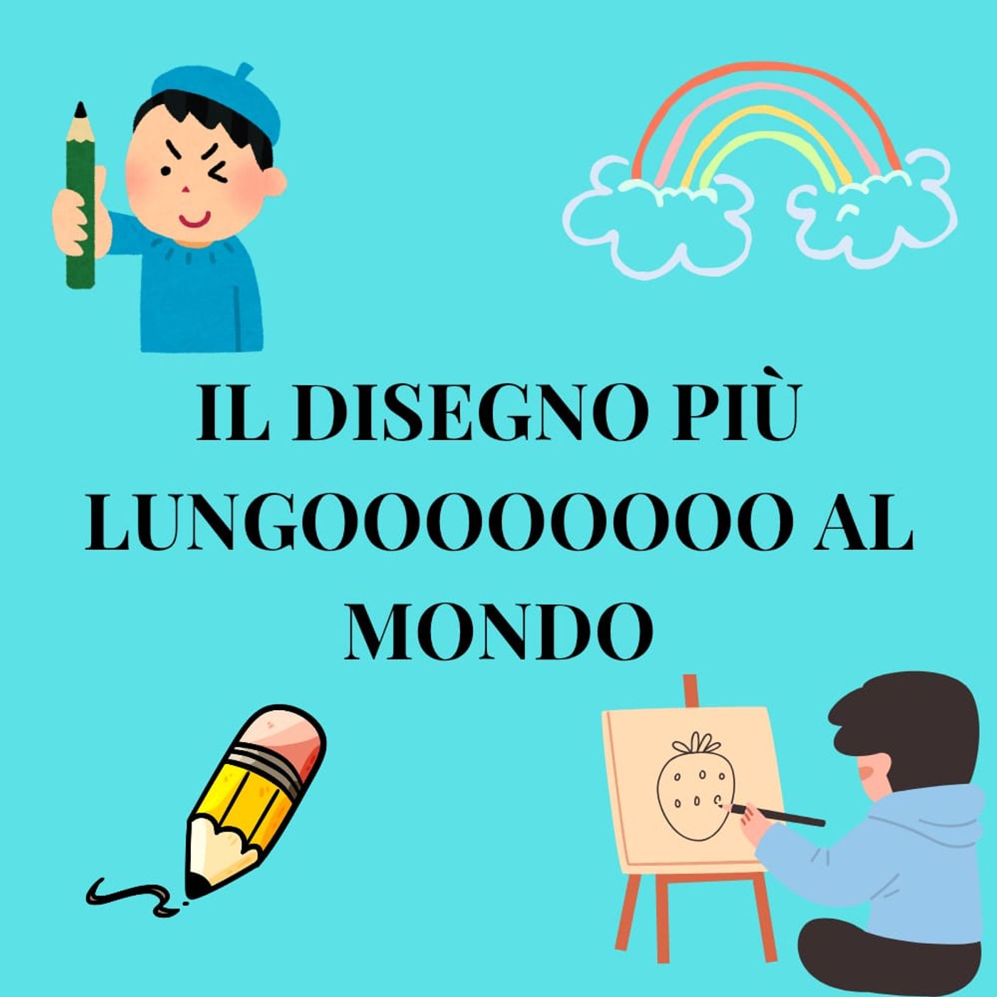 #Verona Il disegno più lungo del mondo