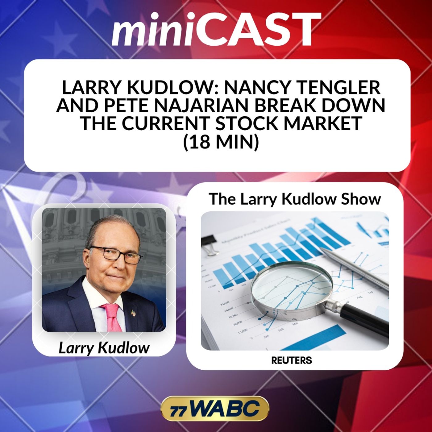 Larry Kudlow: Nancy Tengler And Pete Najarian Break Down The Current Stock Market (18 Min) episode artwork