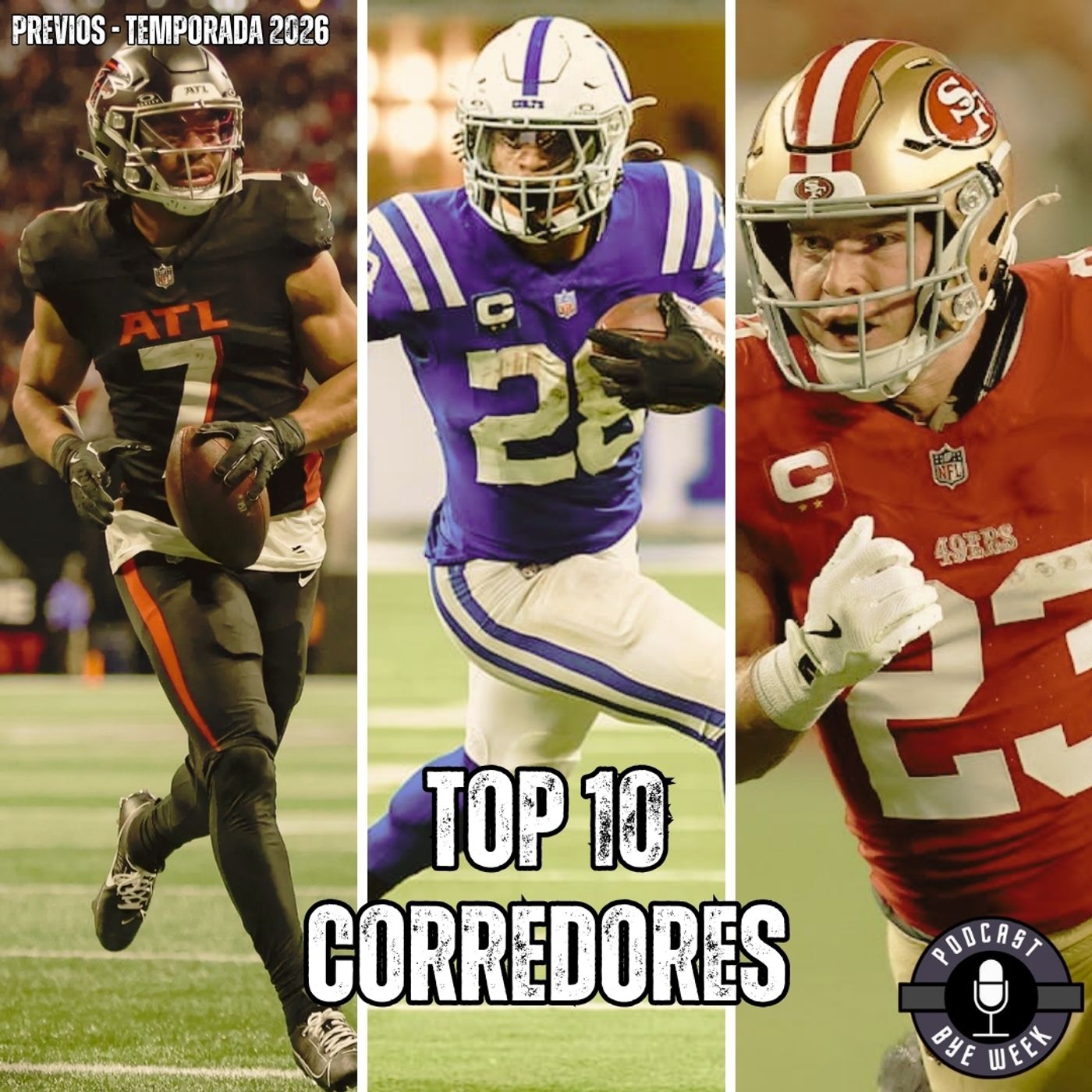 TOP 10 Corredores - La era Bijan Robinson. Veteranos se mantienen en lo más alto. episode artwork