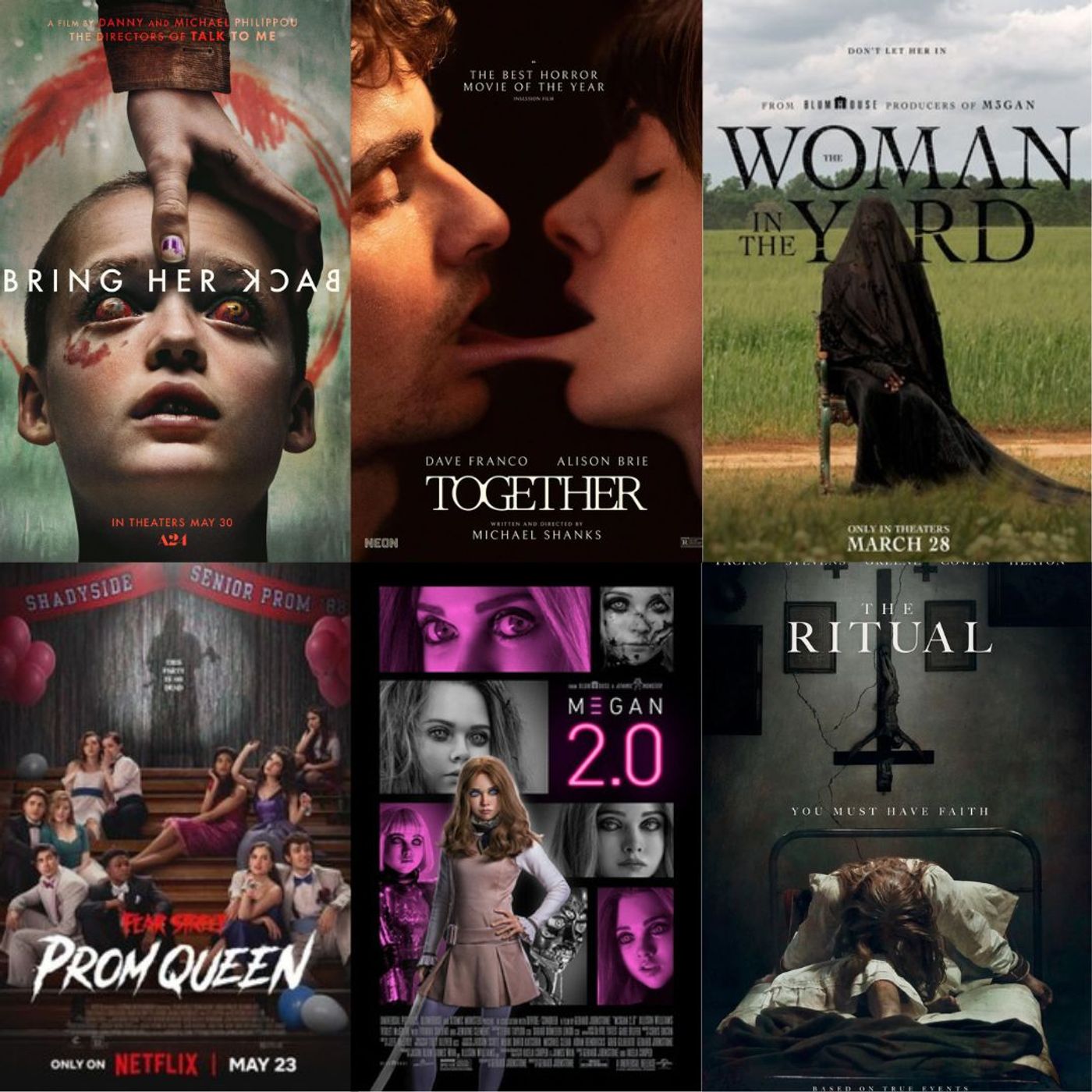 EP 50 Movie Roundup III Bring Her Back/ Woman In The Yard/ Together/ Megan 2.0