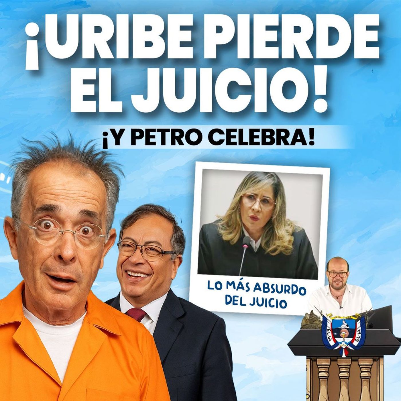 URIBE PIERDE EL JUICIO Y PETRO CELEBRA: UN PRESO TERMINÓ DE PRESIDENTE Y UN PRESIDENTE TERMINÓ PRESO