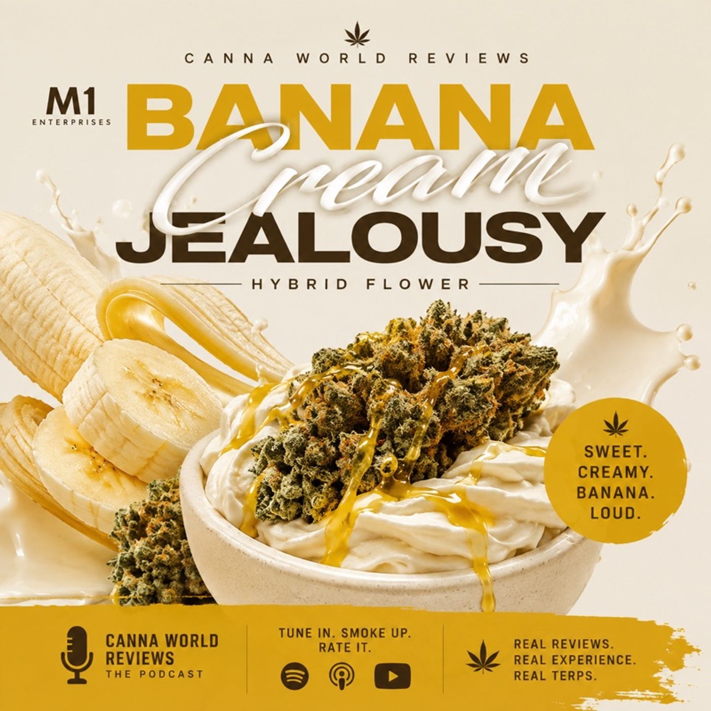 🎙️🔥CANNA WORLD REVIEWS M1: Banana Cream Jealousy