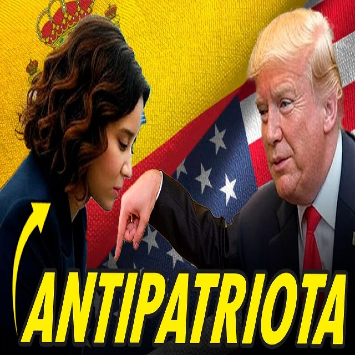 AYUSO: TRAIDORA A LA PATRIA DE RODILLAS ANTE TRUMP episode artwork