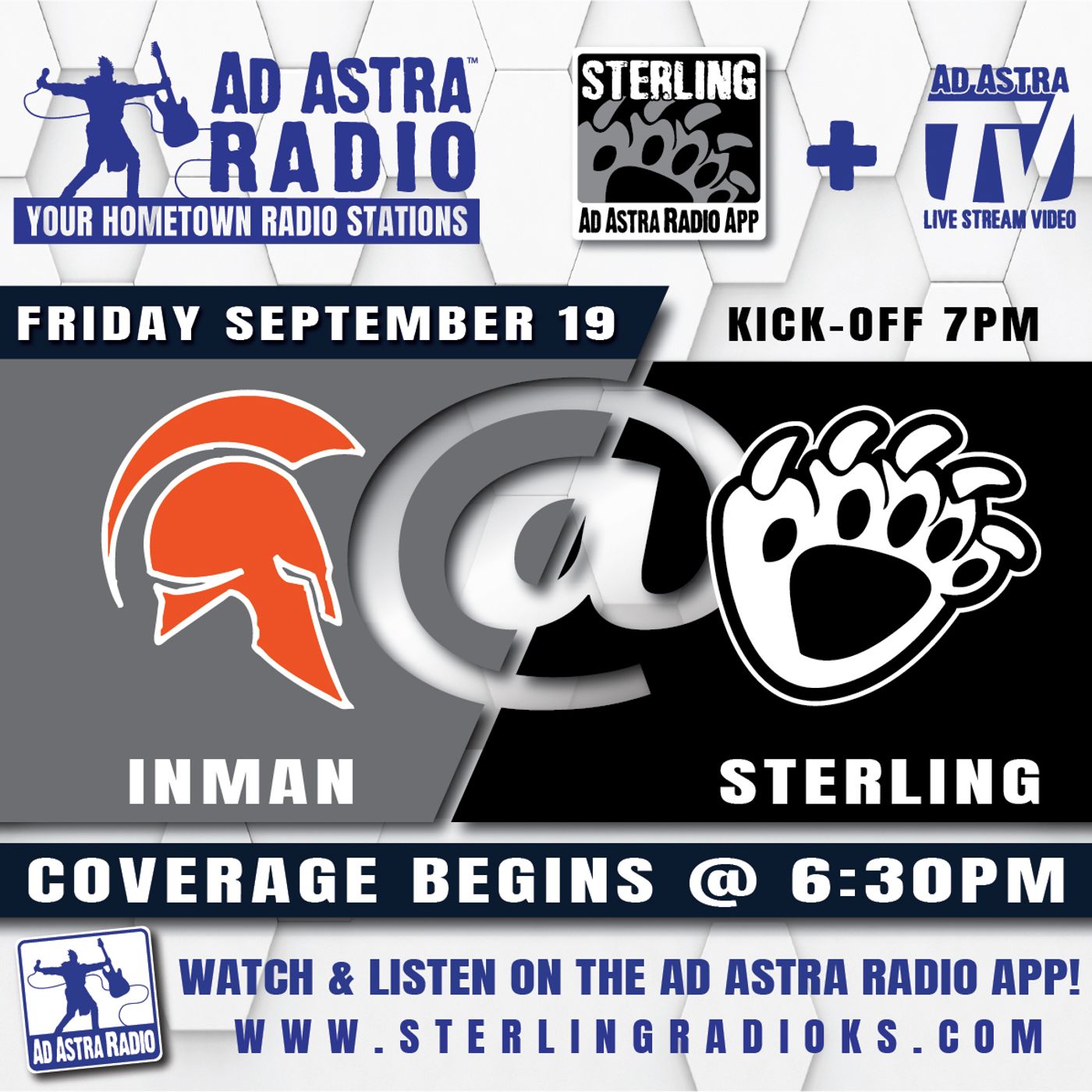 Sterling Blackbears hosts Inman Teutons Football (September 19, 2025) episode artwork