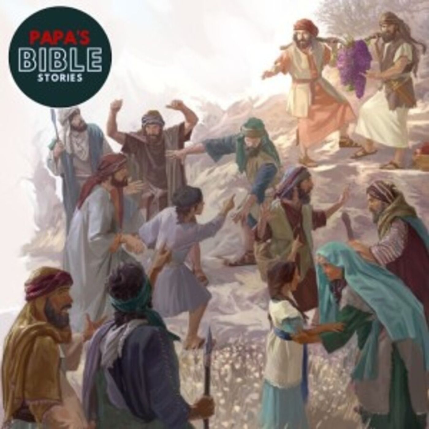 Ep. 36 - The Twelve Spies - Papa_s Bible Stories Podcast episode artwork