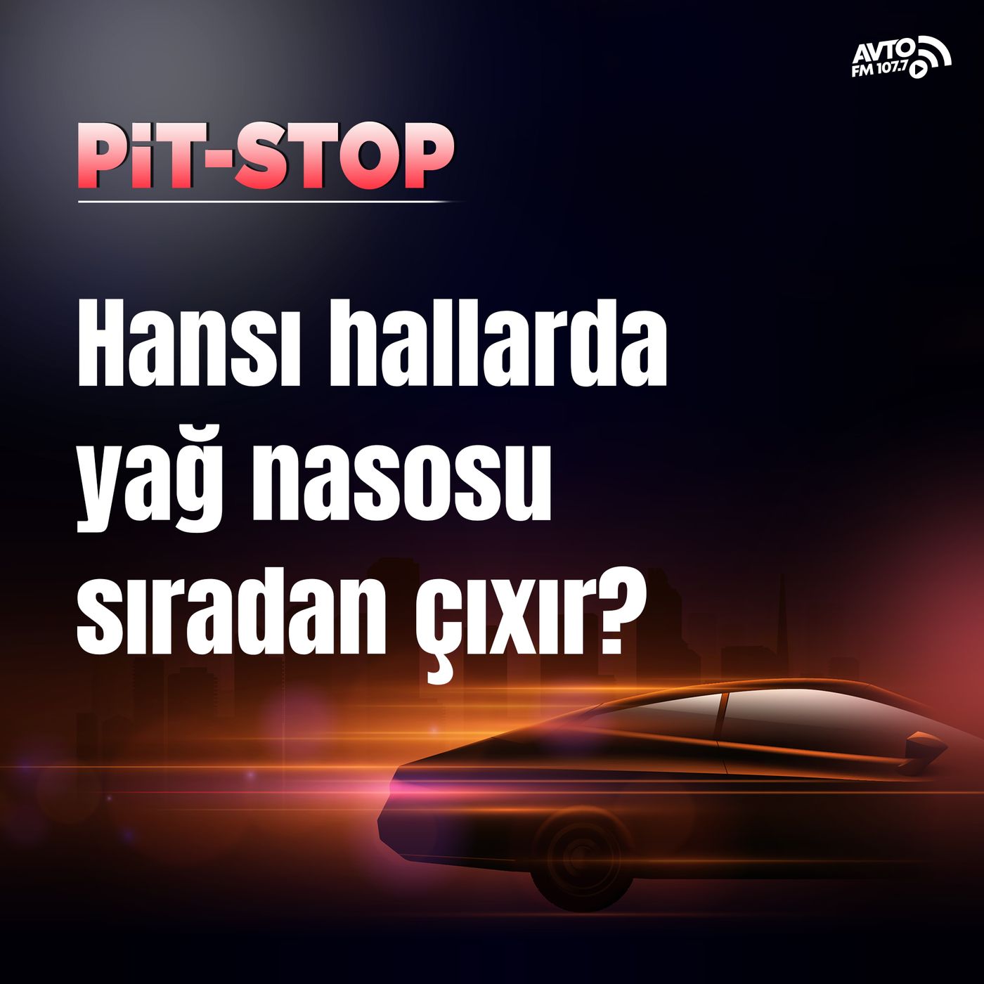 Hansı hallarda yağ nasosu sıradan çıxır? I Pit-Stop