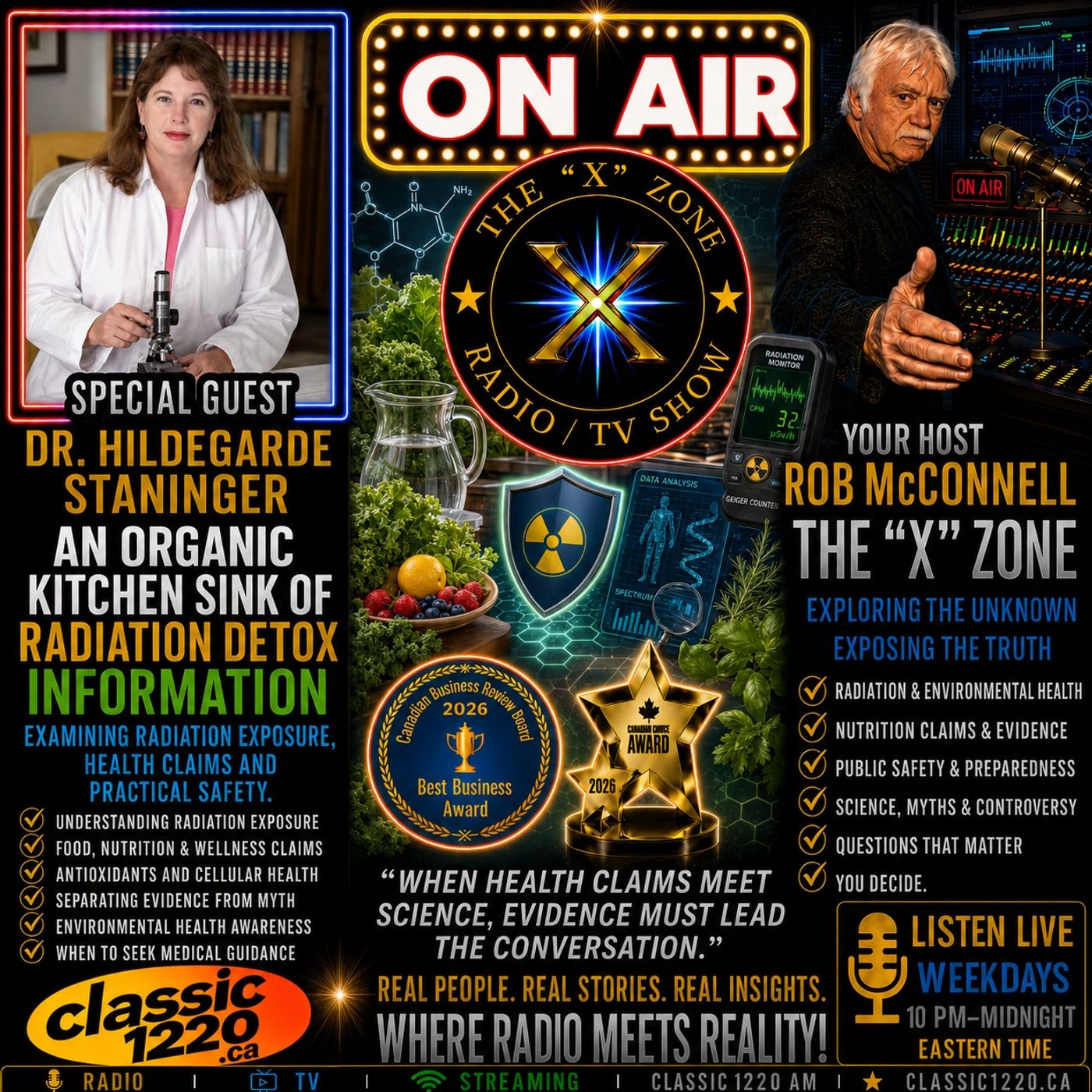 Rob McConnell Interviews - DR. HILDEGARDE STANINGER - An Organic Kitchen Sink Of Radiation Detox Information episode artwork