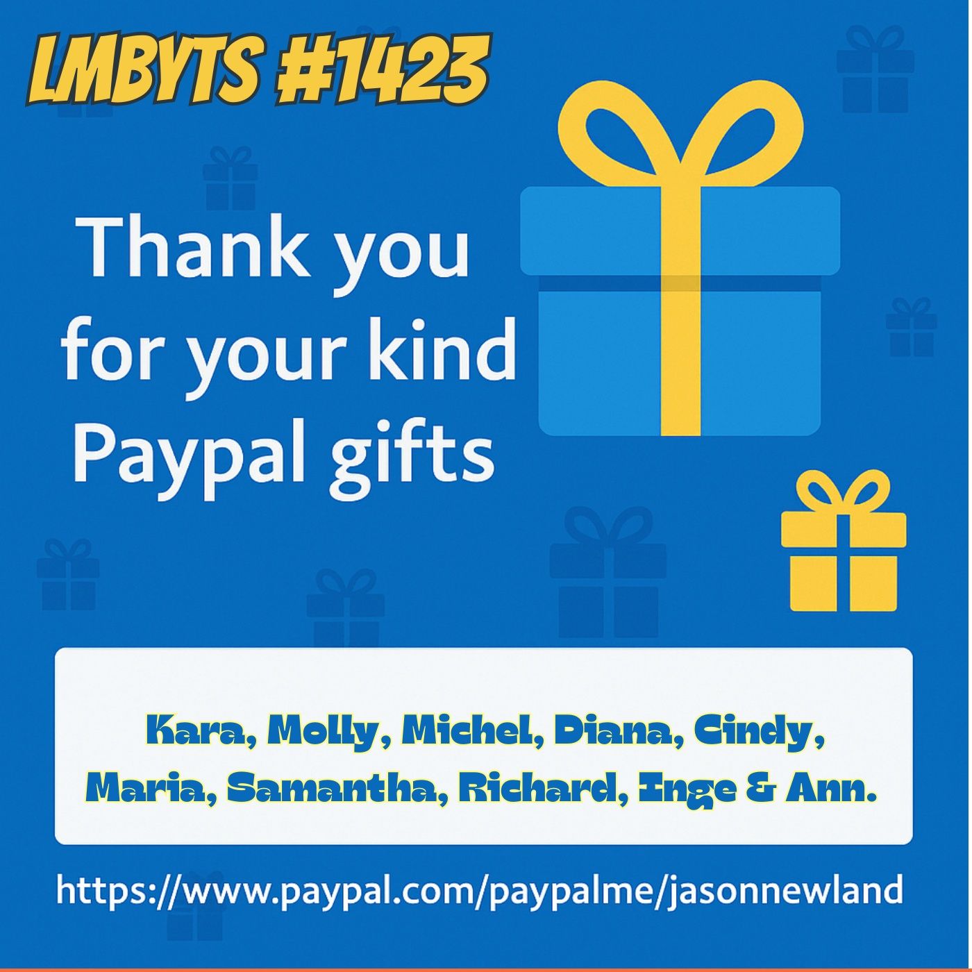 (music) (5 hours) THANK YOU | LMBYTS #1423 | Jason Newland | 27th August 2025 (music) (5 hours) THANK YOU | LMBYTS #1423 | Jason Newland | 27th August 2025