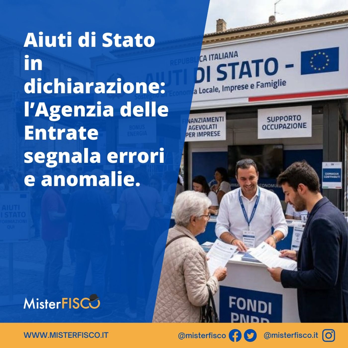 Aiuti di Stato in dichiarazione: l’Agenzia delle Entrate segnala errori e anomalie episode artwork