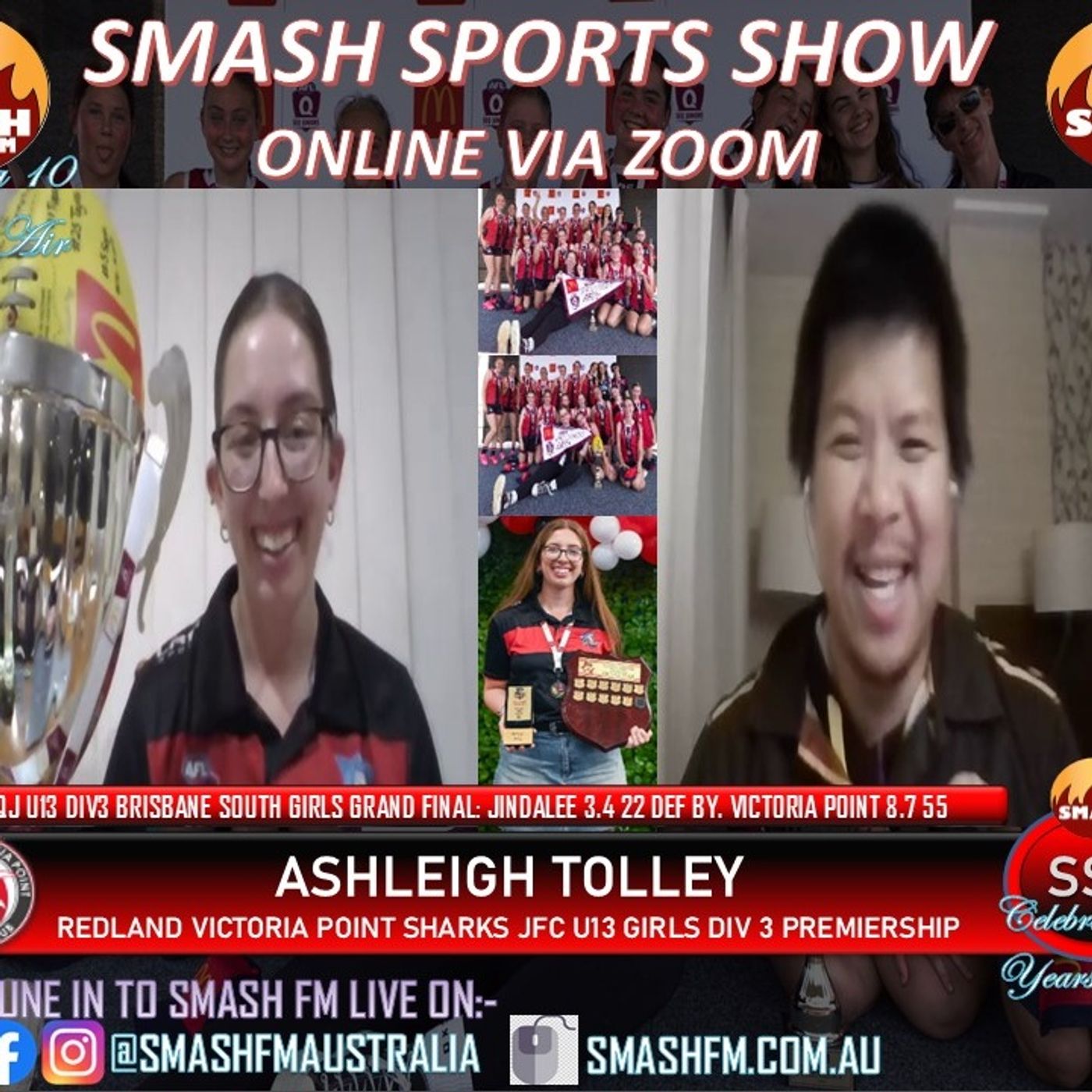 SSS10THYR: Redland Victoria Point JAFC SEQJ24 U13 DIV3 Girls Premiership Coach Interviews 181124