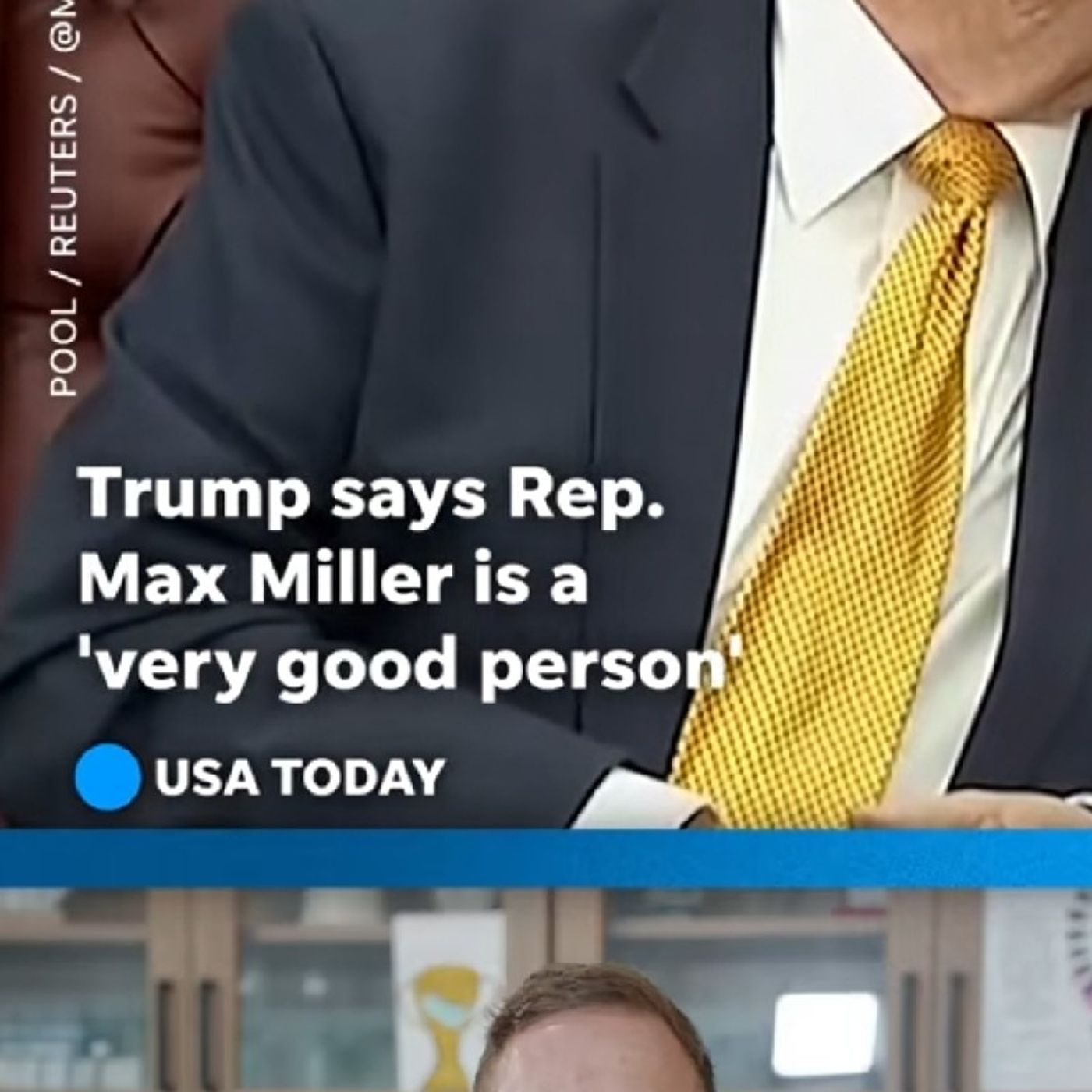 He's a good person." President Donald Trump stood by Ohio Rep episode artwork