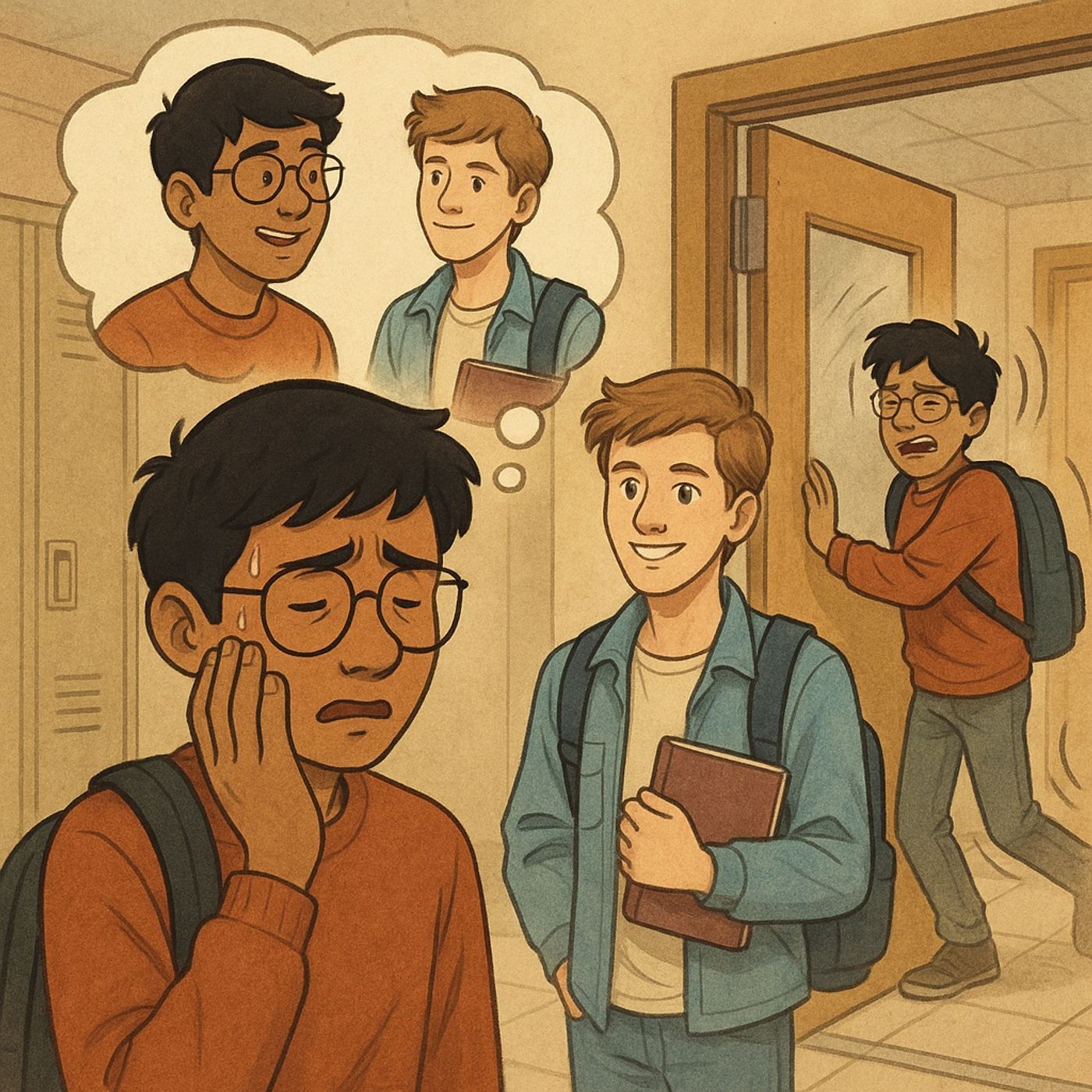 The Quiet Introvert's High-Stakes Crush: Navigating Social Anxiety, Telepathy Flirting, and the Architecture of Avoidance