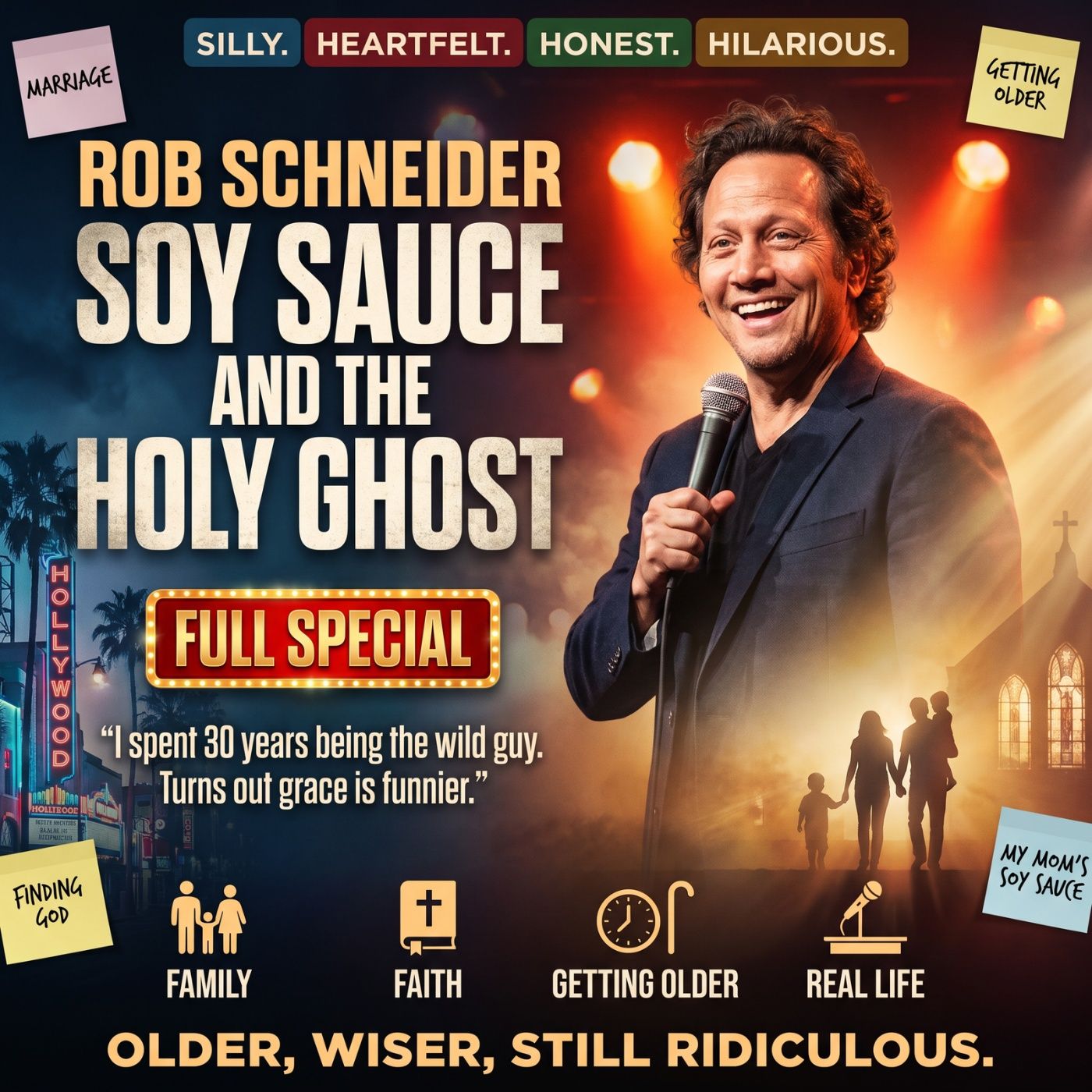 Rob Schneider – Soy Sauce and the Holy Ghost Full Special (Stand-up Comedy)