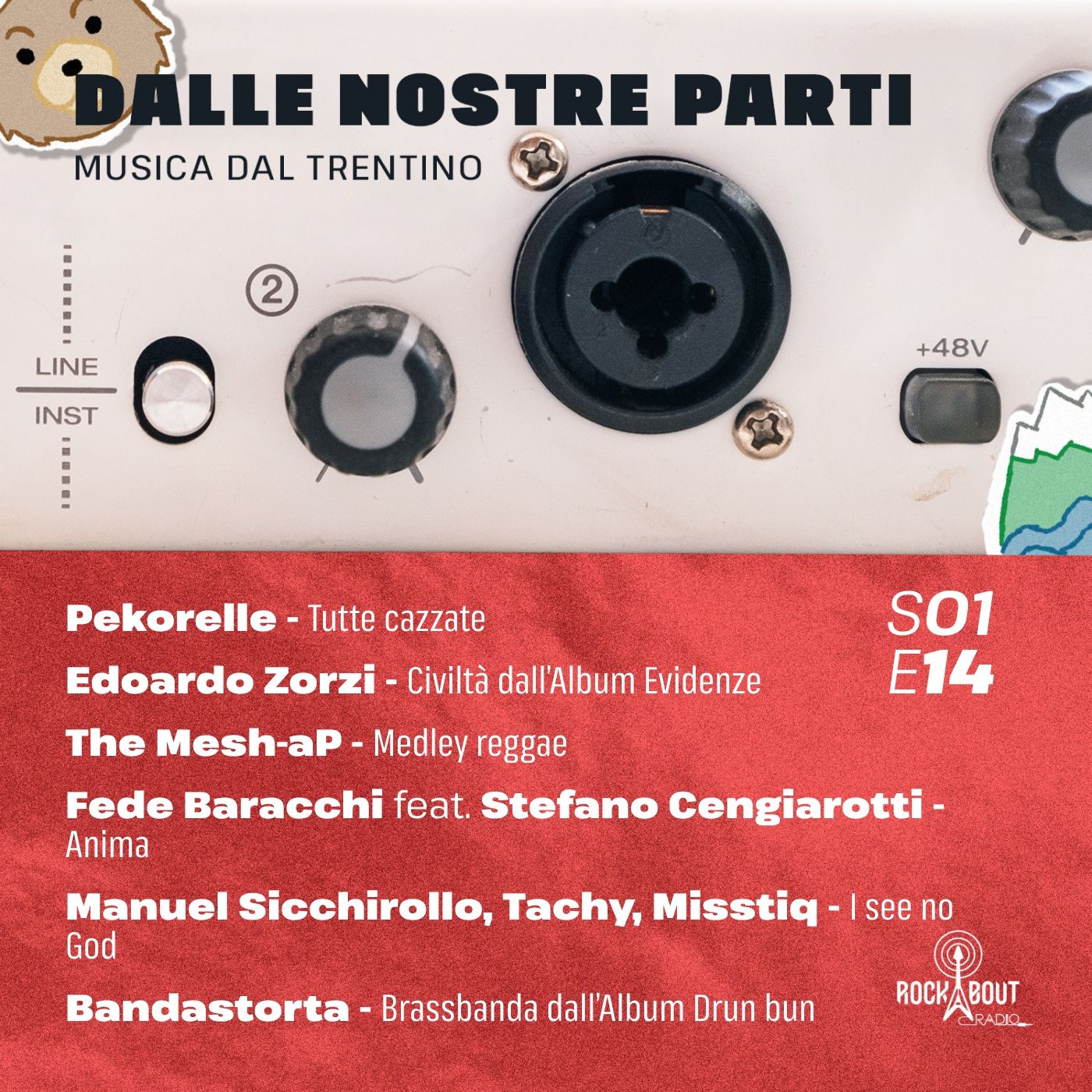 S02E14 - Pekorelle, Edoardo Zorzi, The Mesh-aP, Fede Baracchi, Manuel Sicchirollo, Tachy, Misstiq, Bandastorta episode artwork