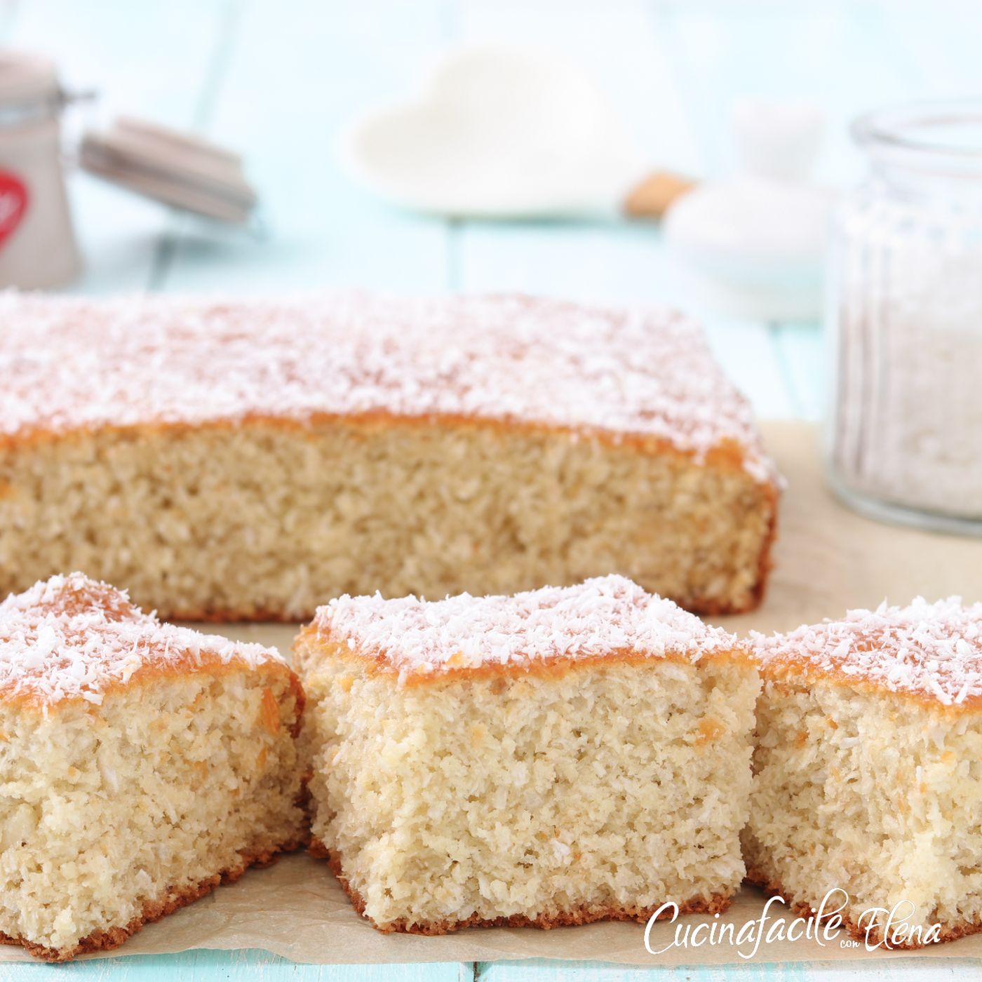Torta cocco e marmellata