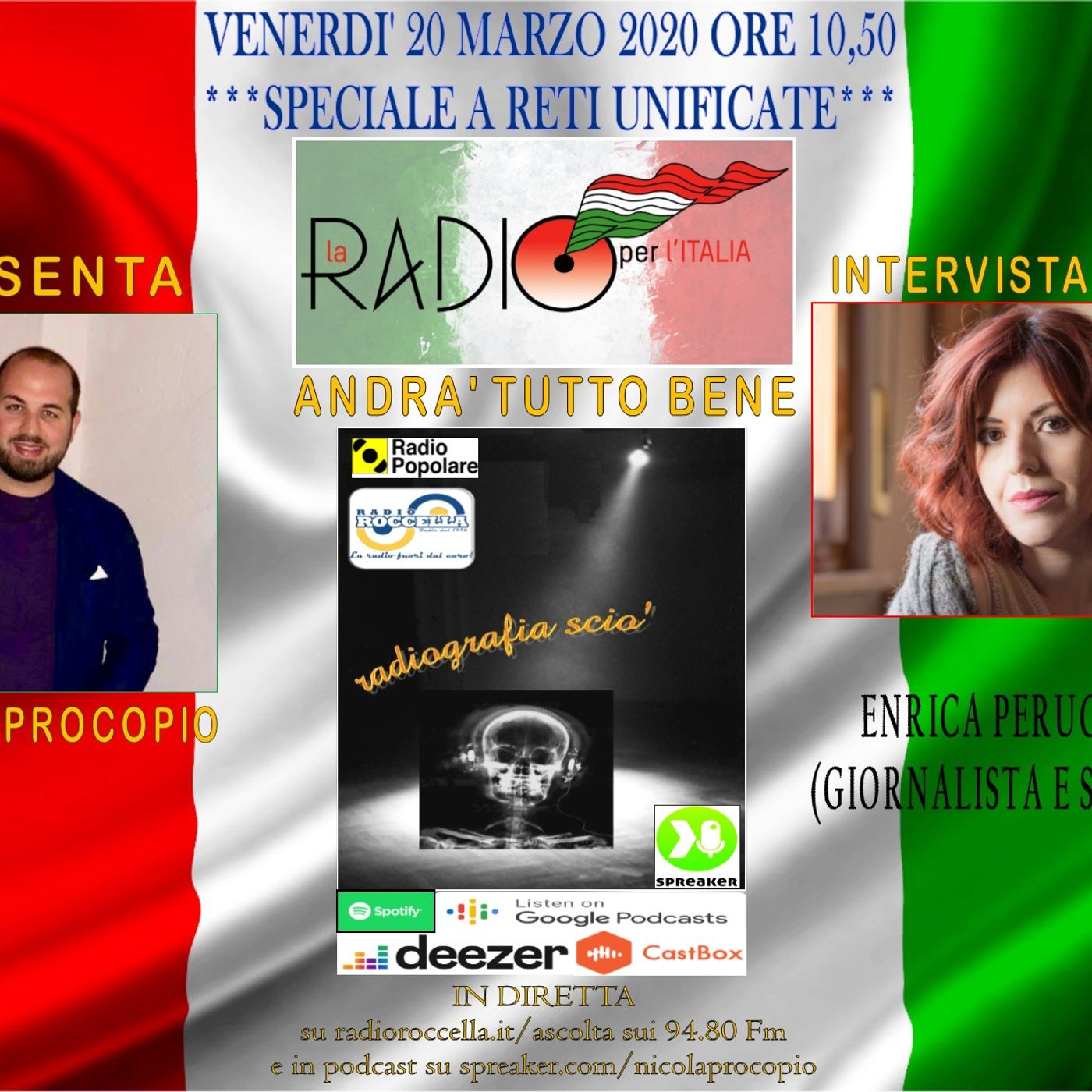 Radiografia Scio' Speciale - LA RADIO PER L'ITALIA 20-03-2020