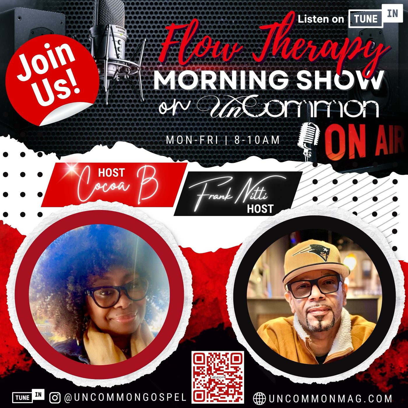 The Flow Therapy Morning Show with Cocoa B & Frank Nitti – 09.09.2025