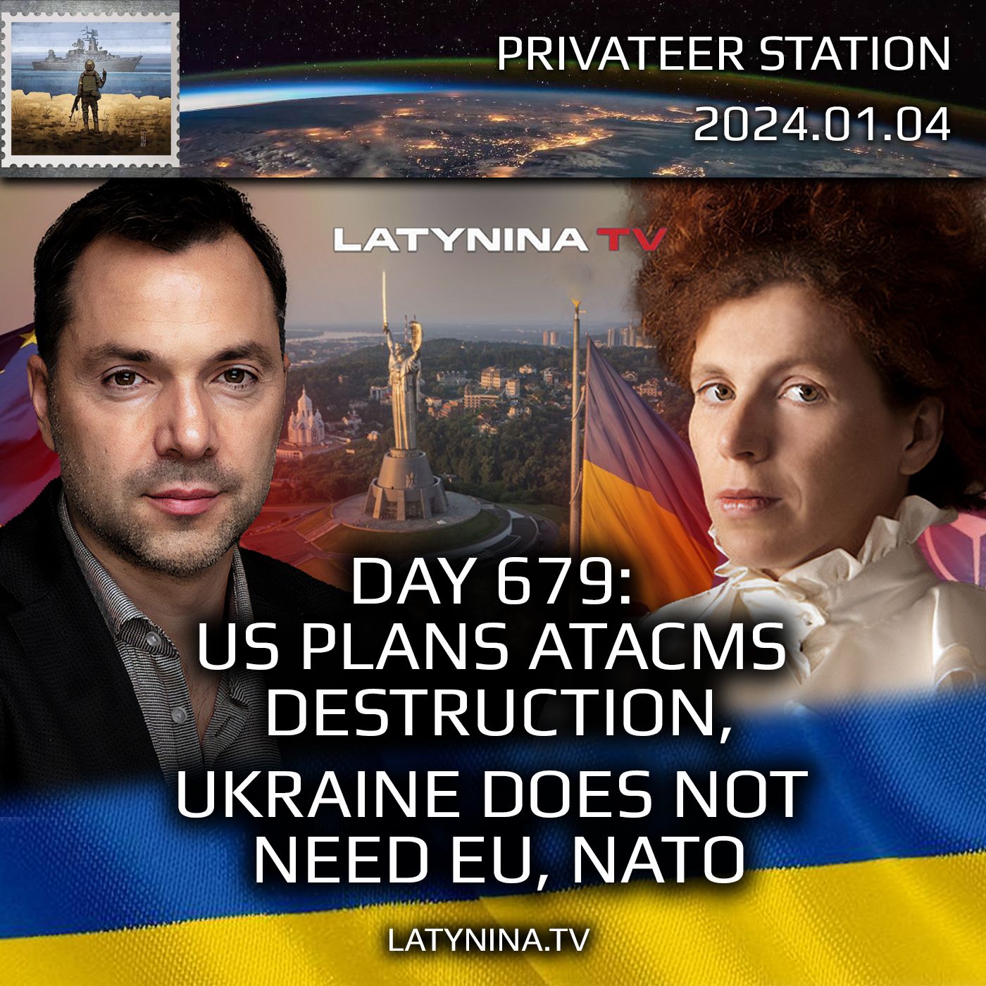 cover of episode LTV Day 679: US is destroying ATACMS. Ukraine might get by without NATO and EU.  - Latynina.tv - Alexey Arestovych