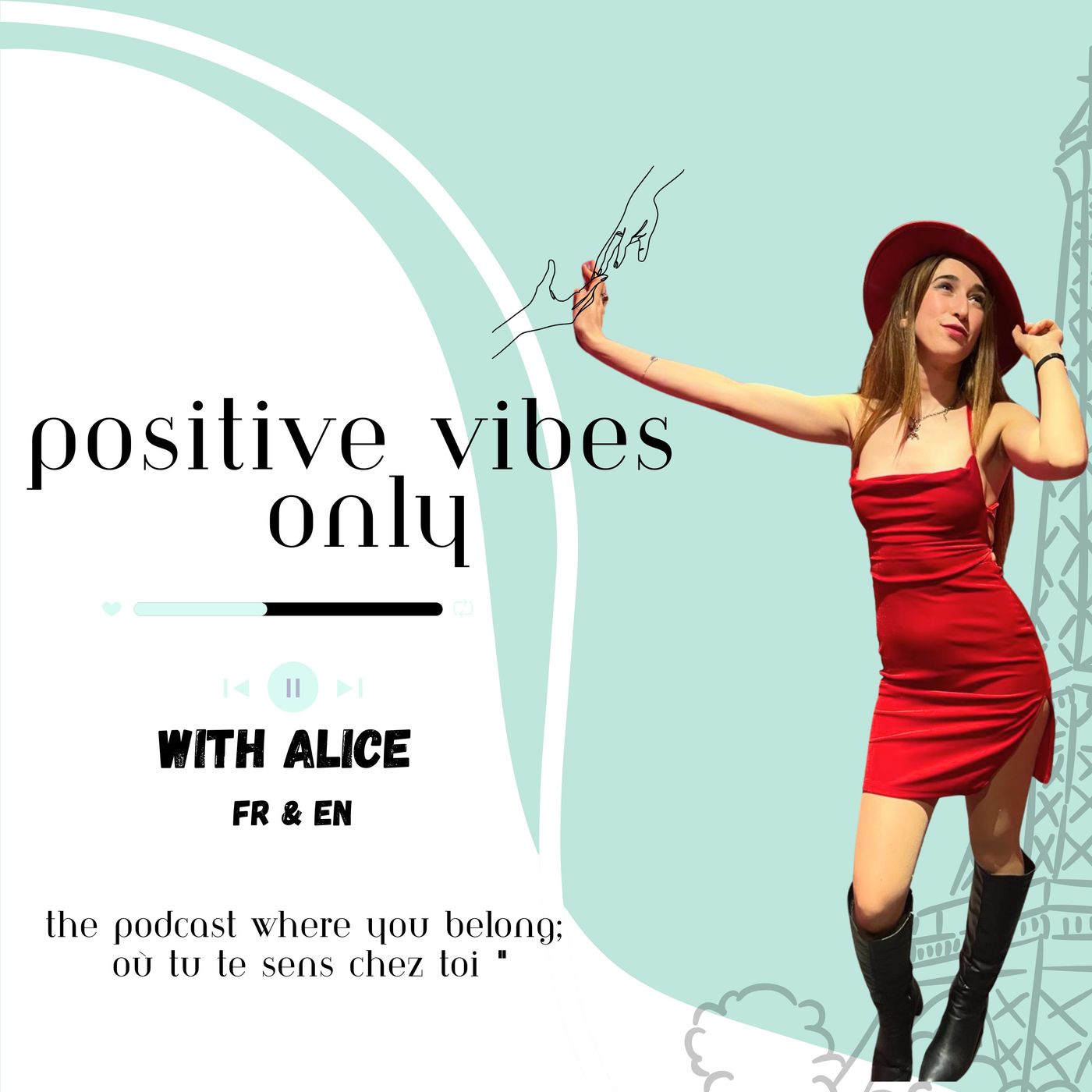 Positive Vibes Only by Alice