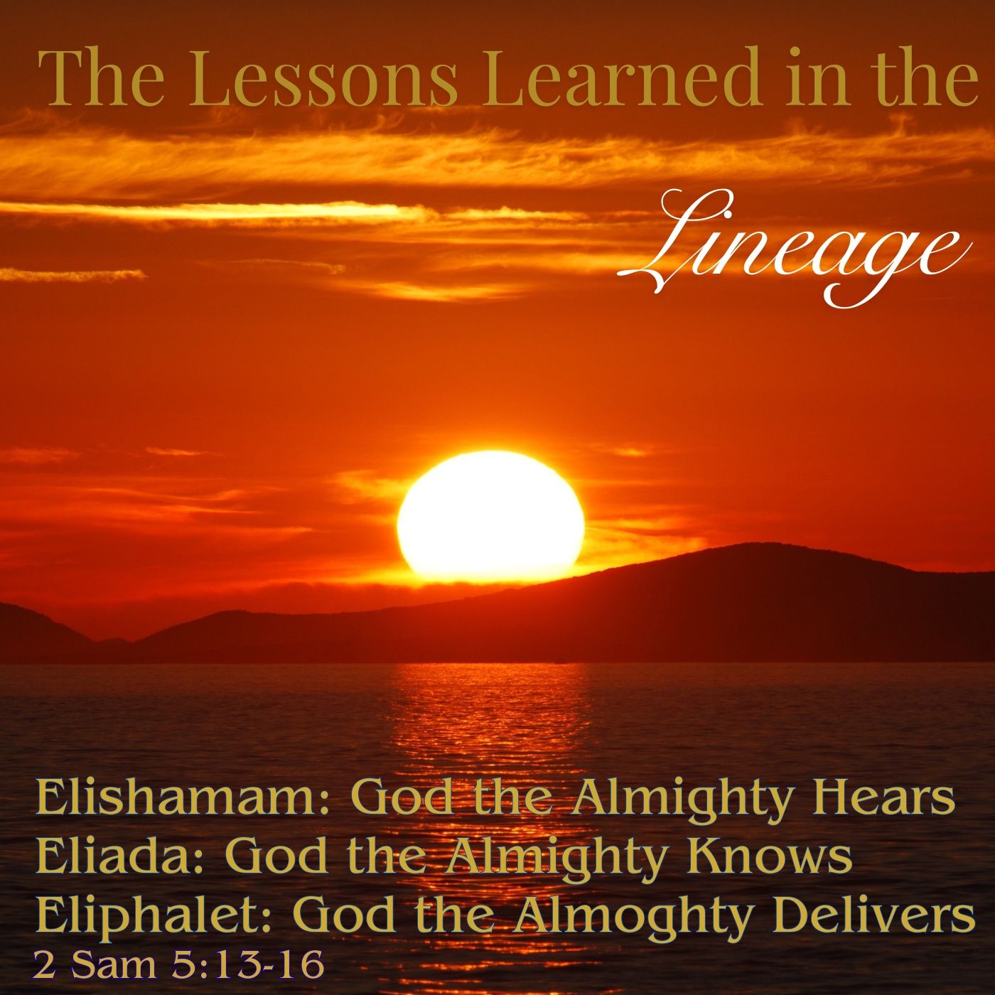 05/17/2026 Sunday Pm Pastor Jeff Crawley~ Lessons Learned In the Linege episode artwork