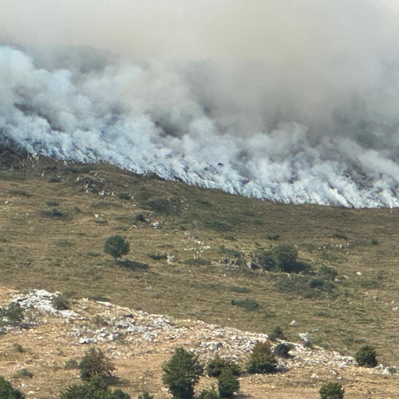 Vasto incendio boschivo in alta val Chiampo: pompieri e protezione civile al lavoro episode artwork