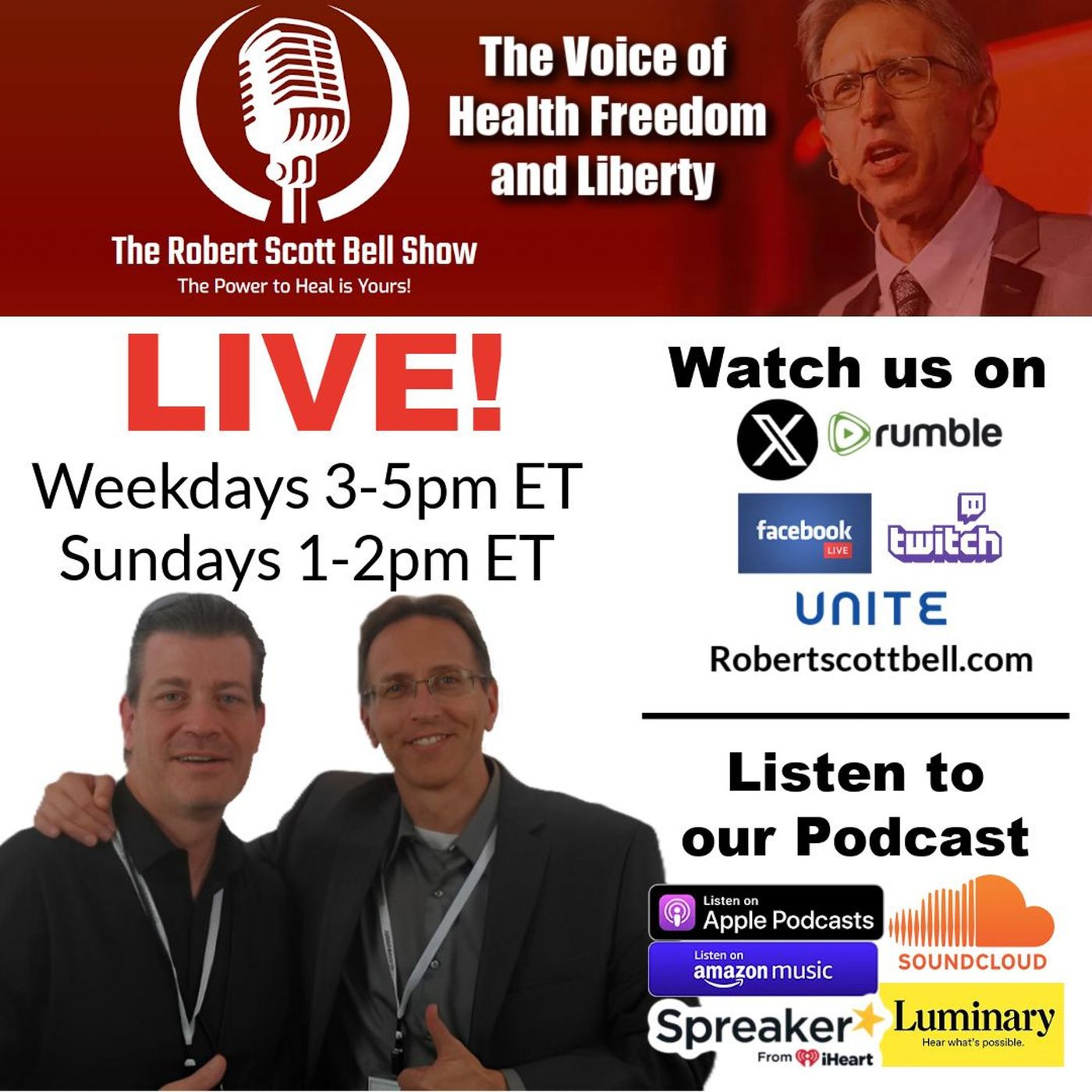 Healthcare Consumerism, Iron Overload, Psychological Bioterrorism - The RSB Show 10-1-24 episode artwork