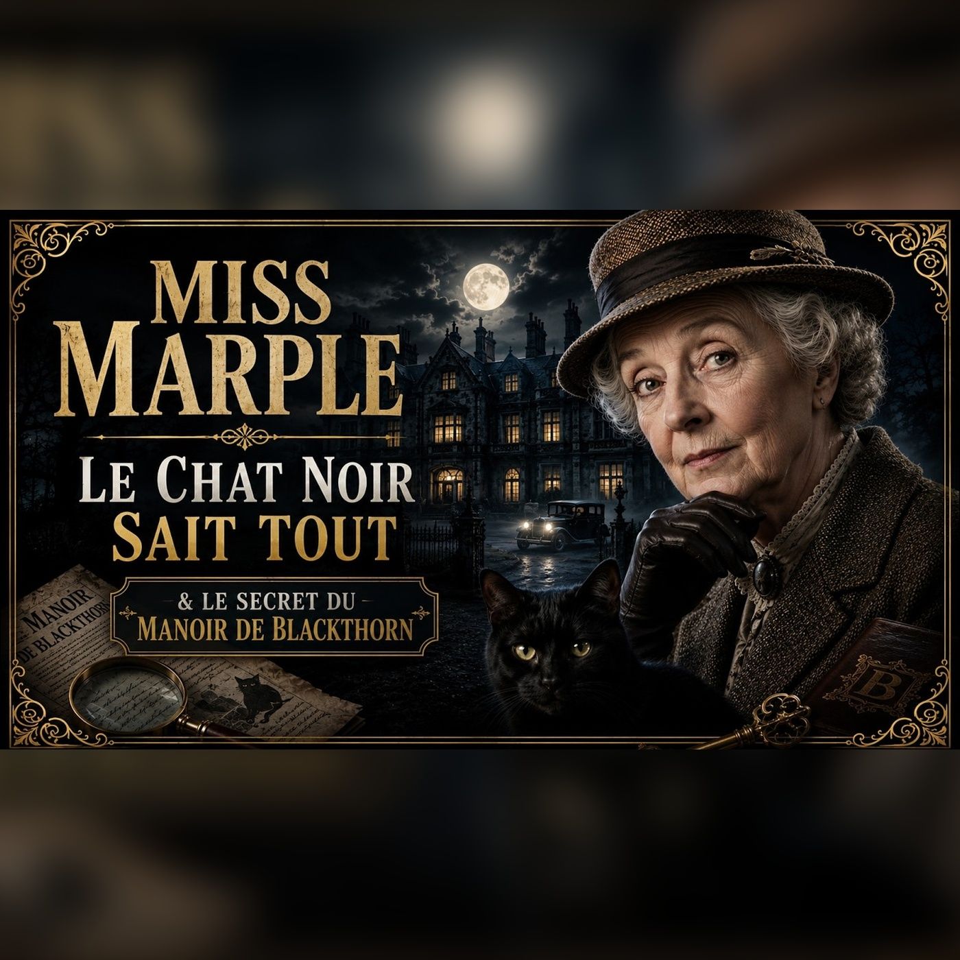 Marple au manoir Blackthorn : le chat connaît le meurtrier | livre audio episode artwork
