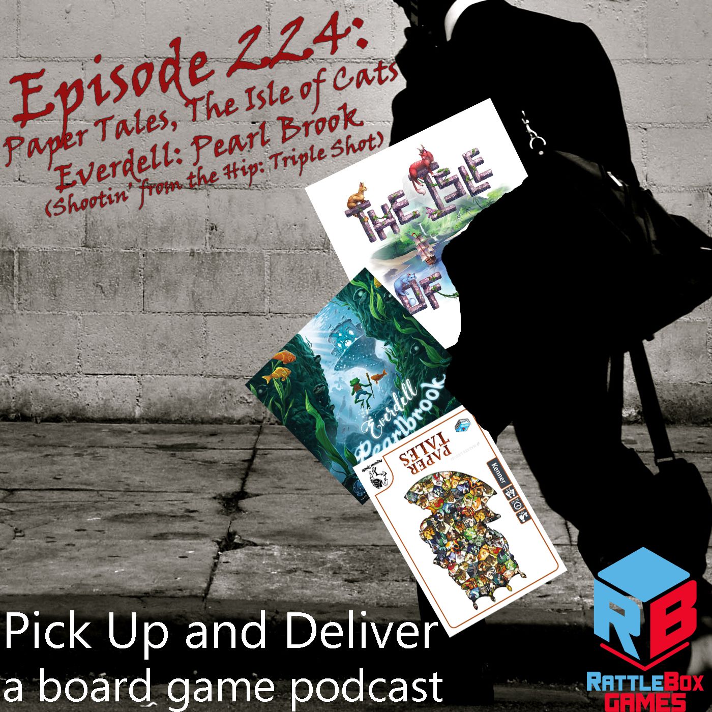 Paper Tales, The Isle of Cats, Everdell: Pearlbrook (Shootin' from the Hip Triple Shot)