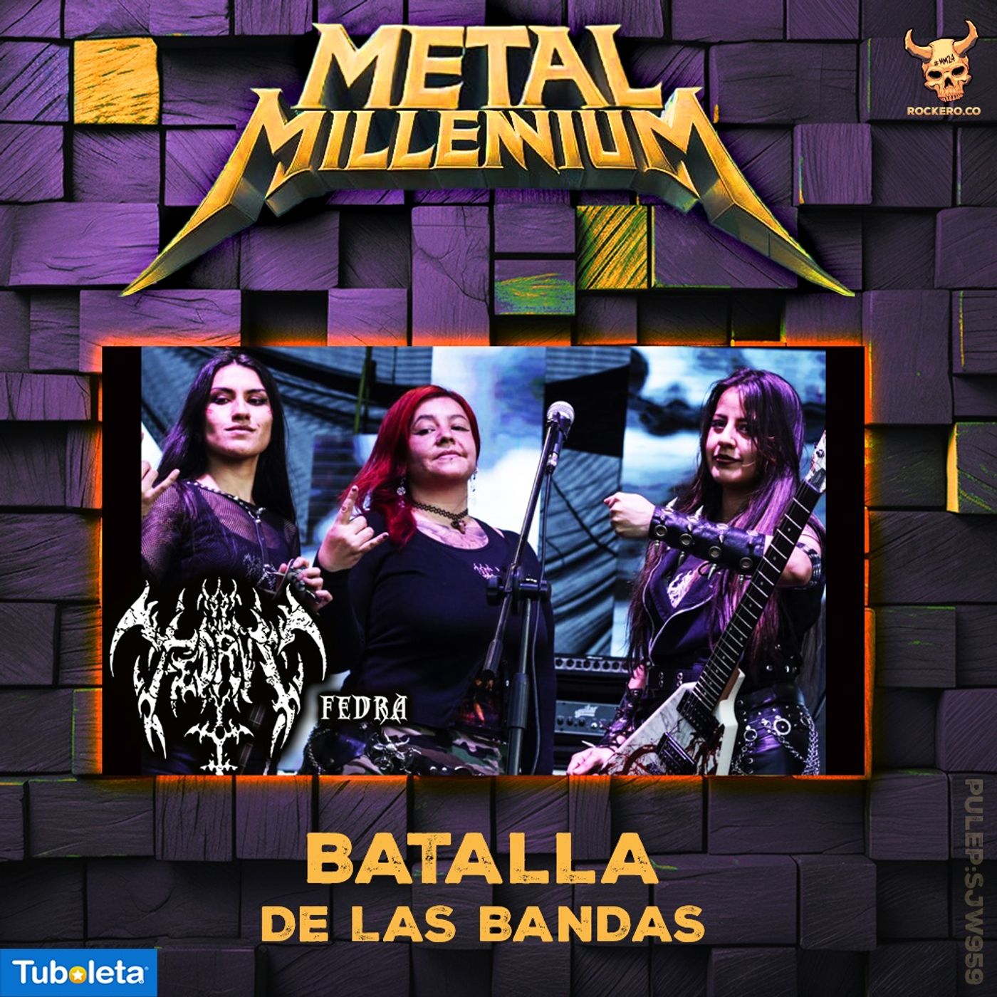 FEDRA - ENTREVISTA BATALLA DE LAS BANDAS METAL MILLENNIUM