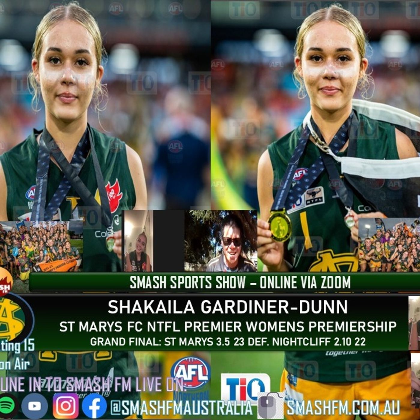 SSS15THYR: St Marys FC NTFLW Premiership MVP Interviews 120425