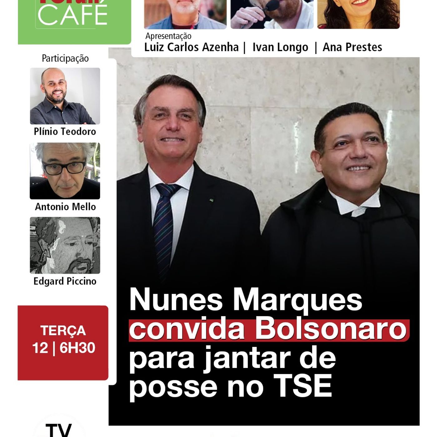 Kassio Nunes assume presidência do TSE e convida Bolsonaro para jantar de posse | 12.05.26
