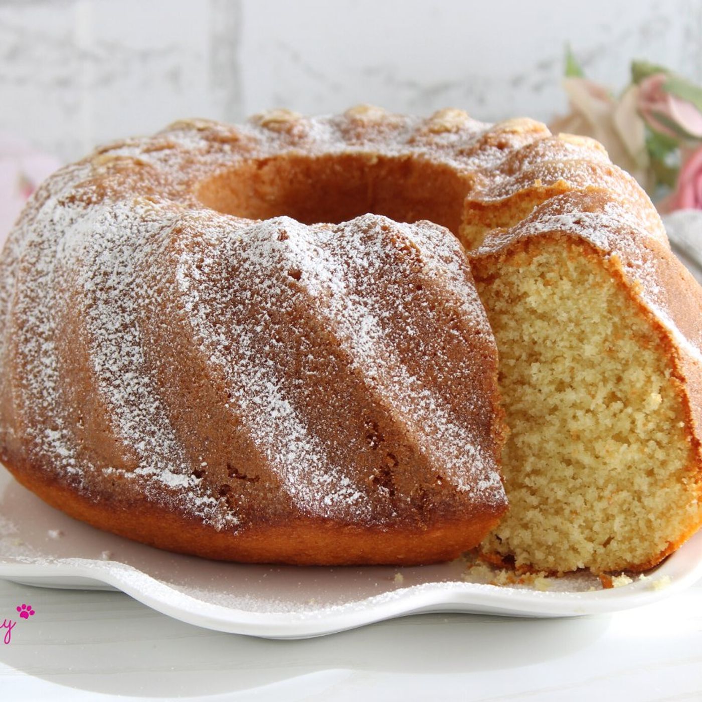 Ciambellone soffice all'acqua
